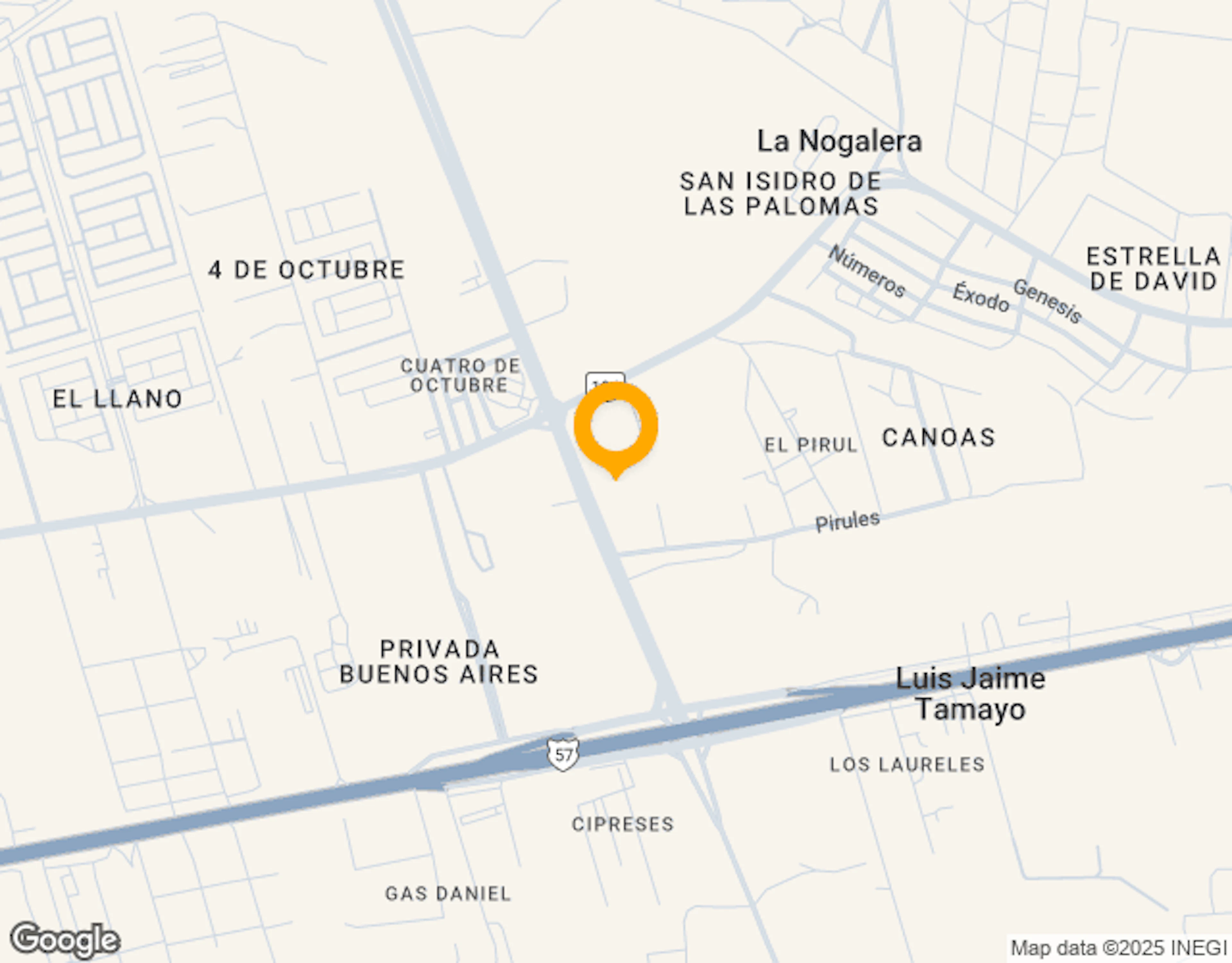 Ubicación de Bodegas Libramiento Oscar Flores Tapia