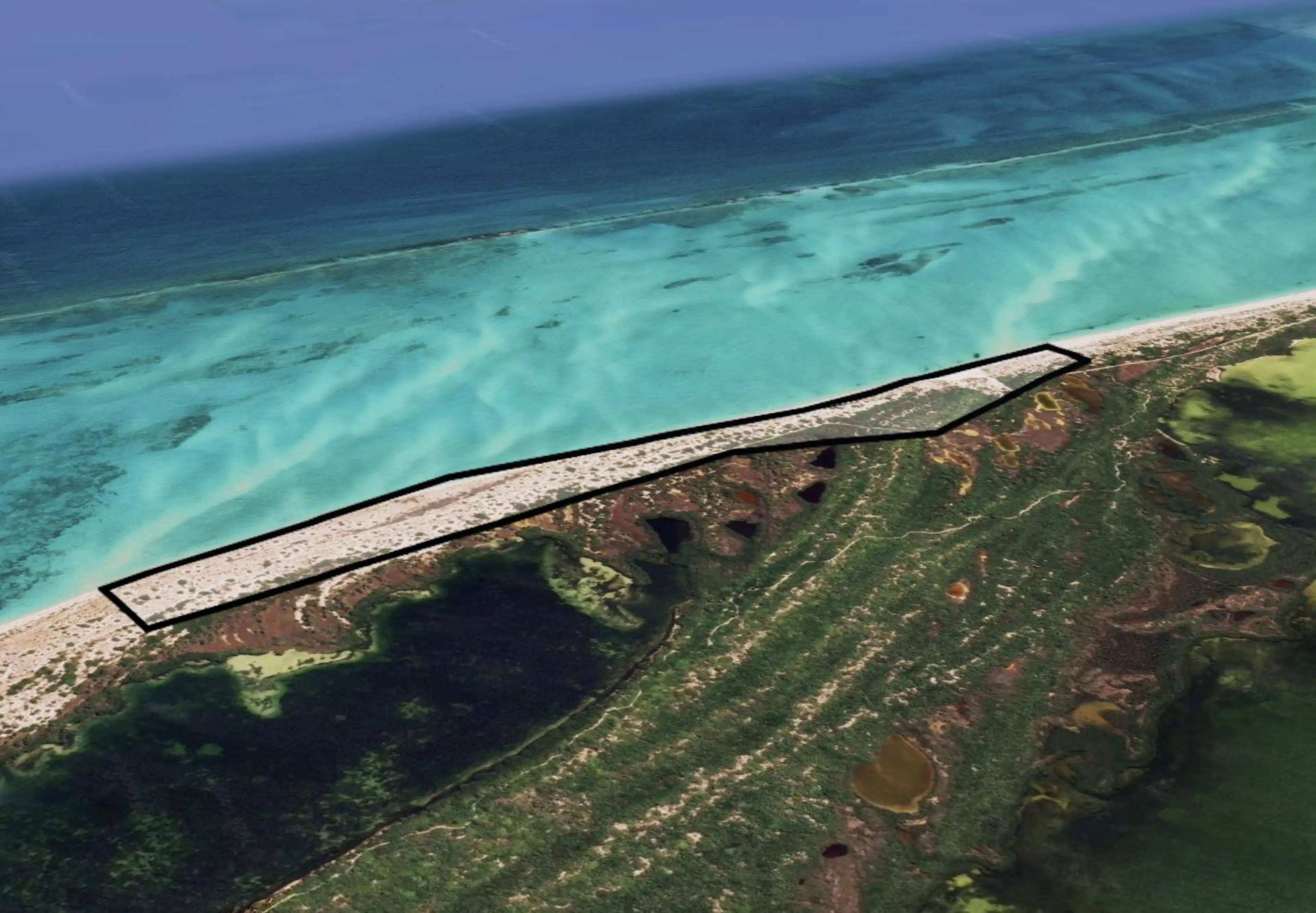 Terreno Frente Al Mar En Isla Blanca Cancun 46 Hectáreas Frente A Laguna Y Playa Privada