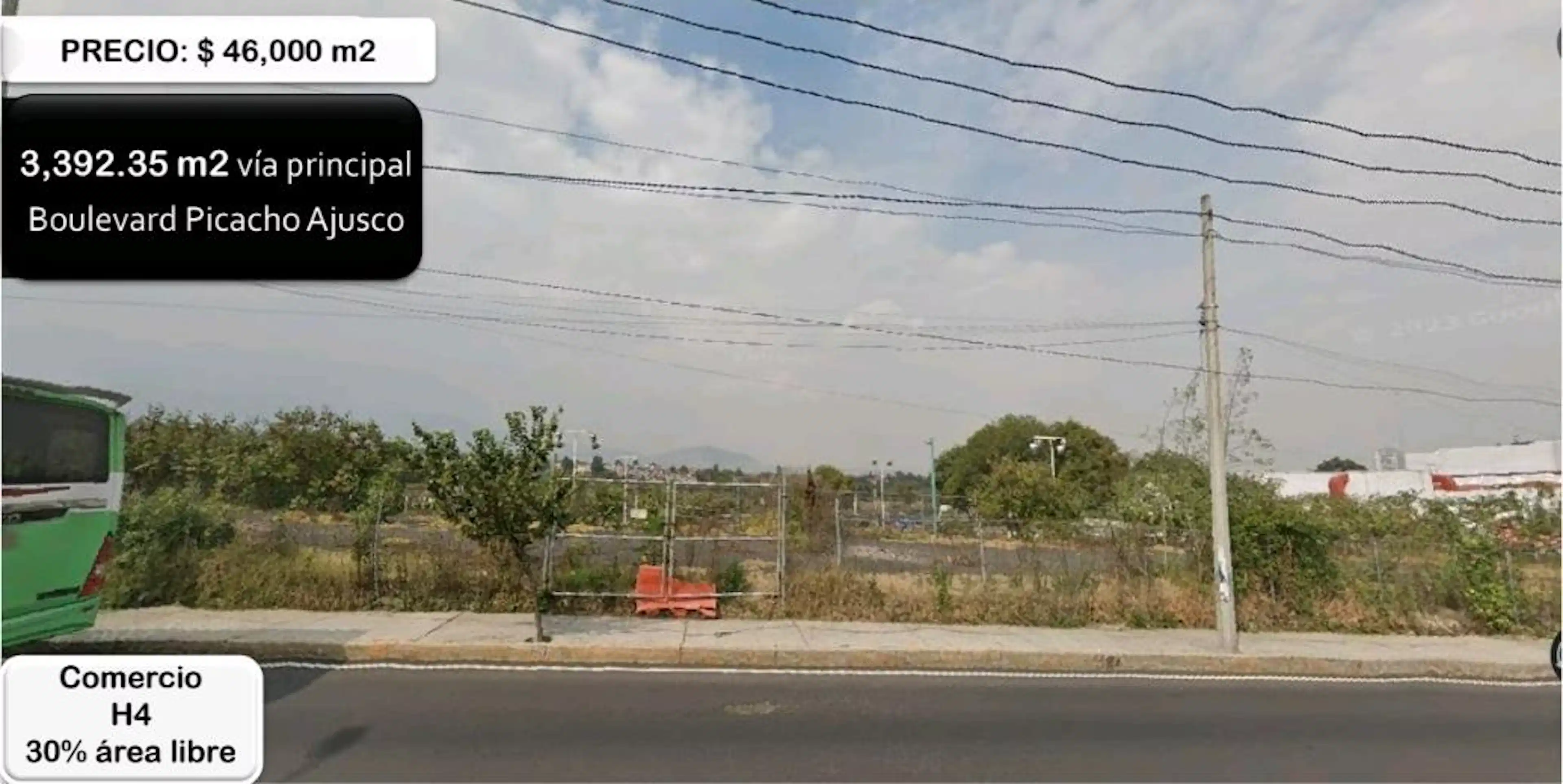 VENTA TERRENO 3,392 m² COL. LOMAS DE PADIERNA, ALCALDIA TLALPAN