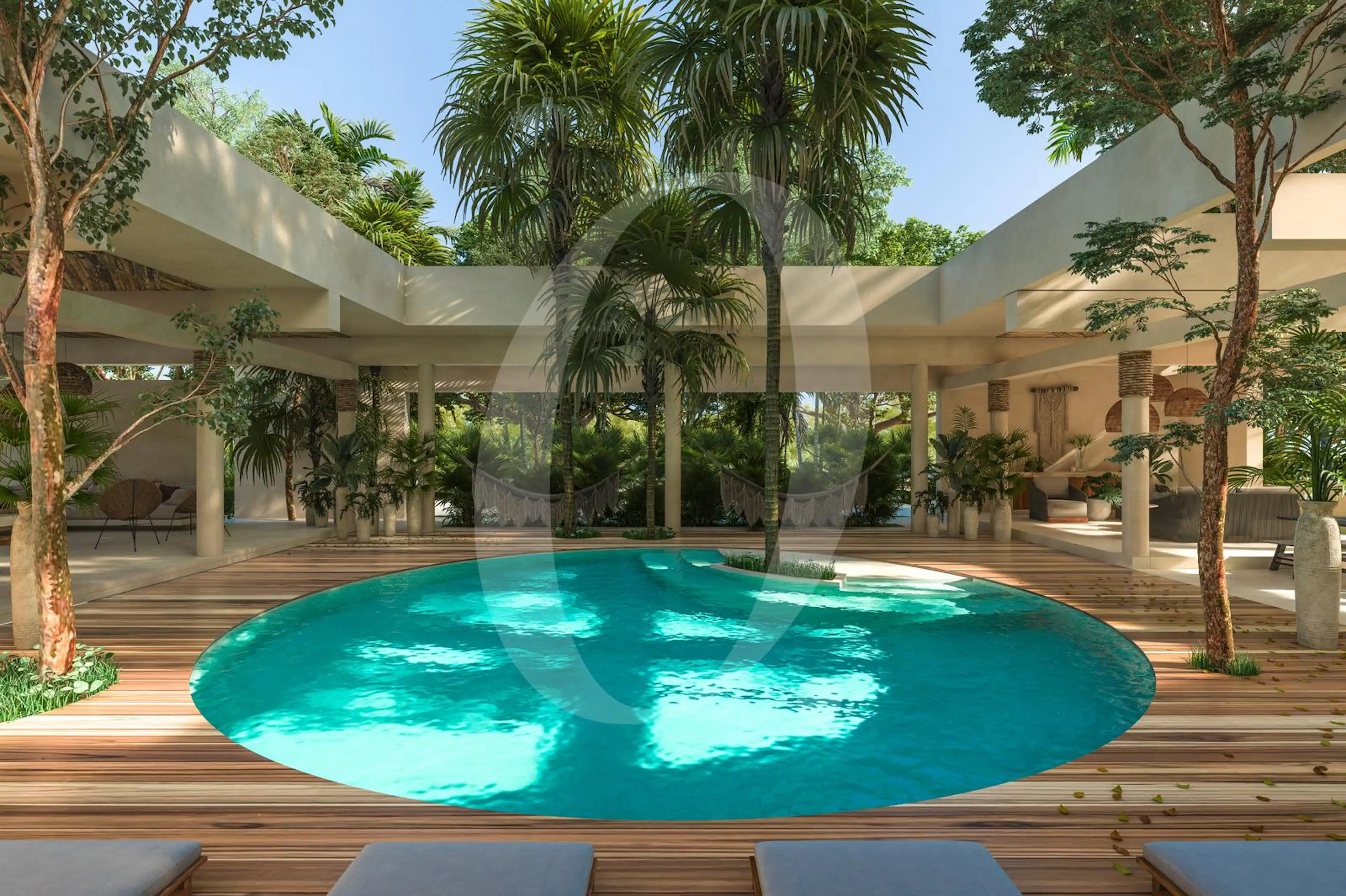 En Venta Lote Residencial En Tulum Con Alberca Y Gym