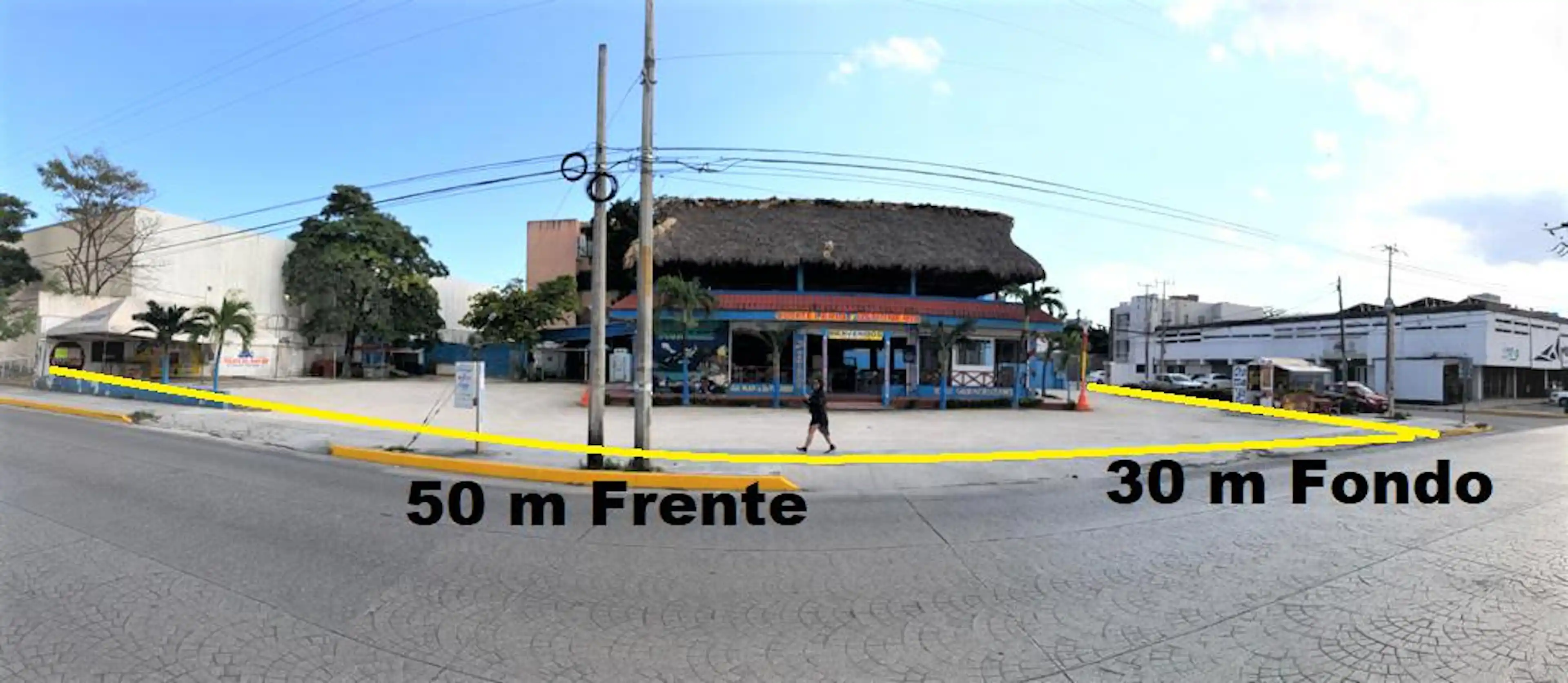 5 Lotes de Terreno en Venta con 1,725 m2 en Avenida Xcaret, Cancún Centro