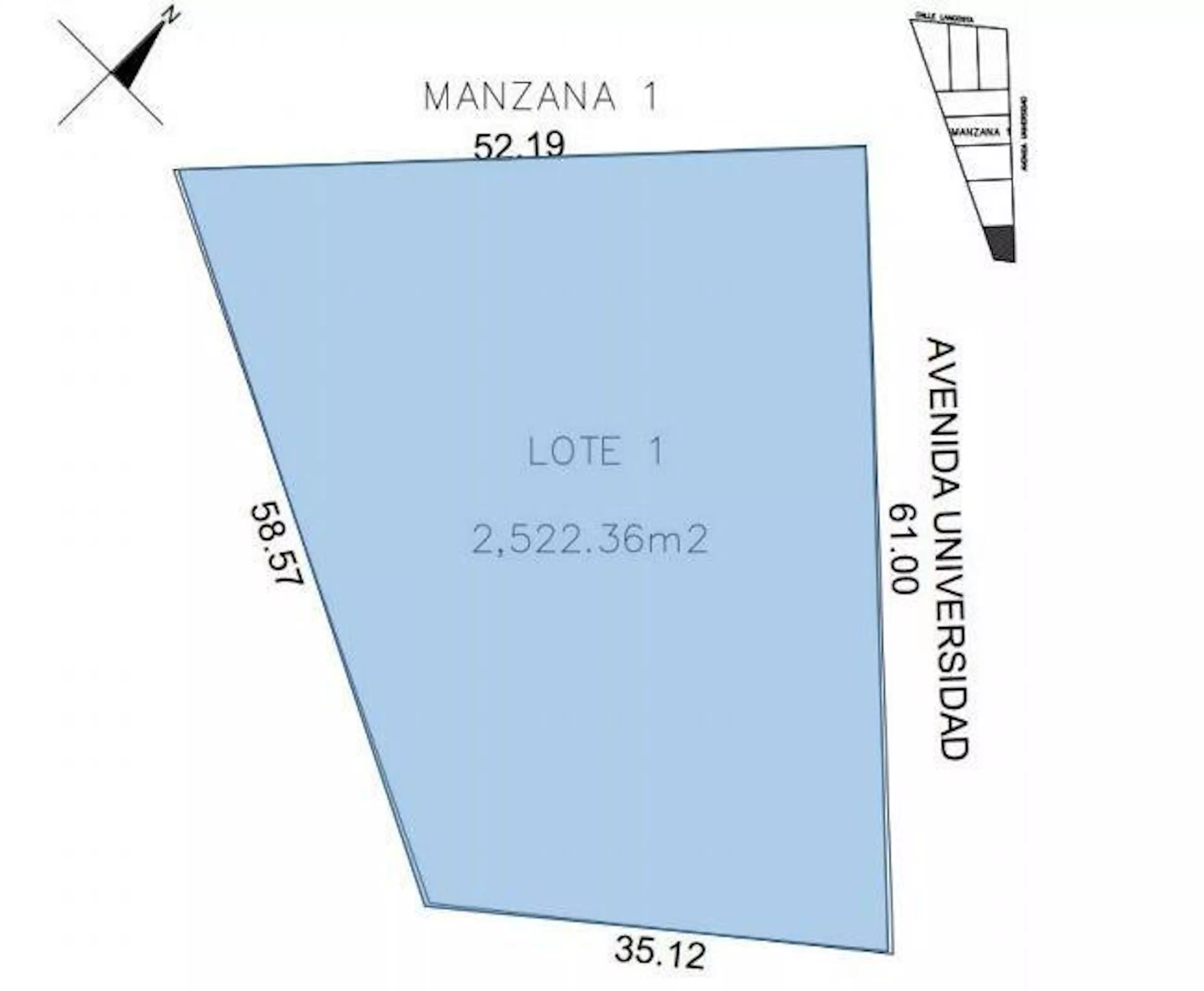 Lote con uso de suelo Comercial en los Arrecifes Play del Carmen P2609