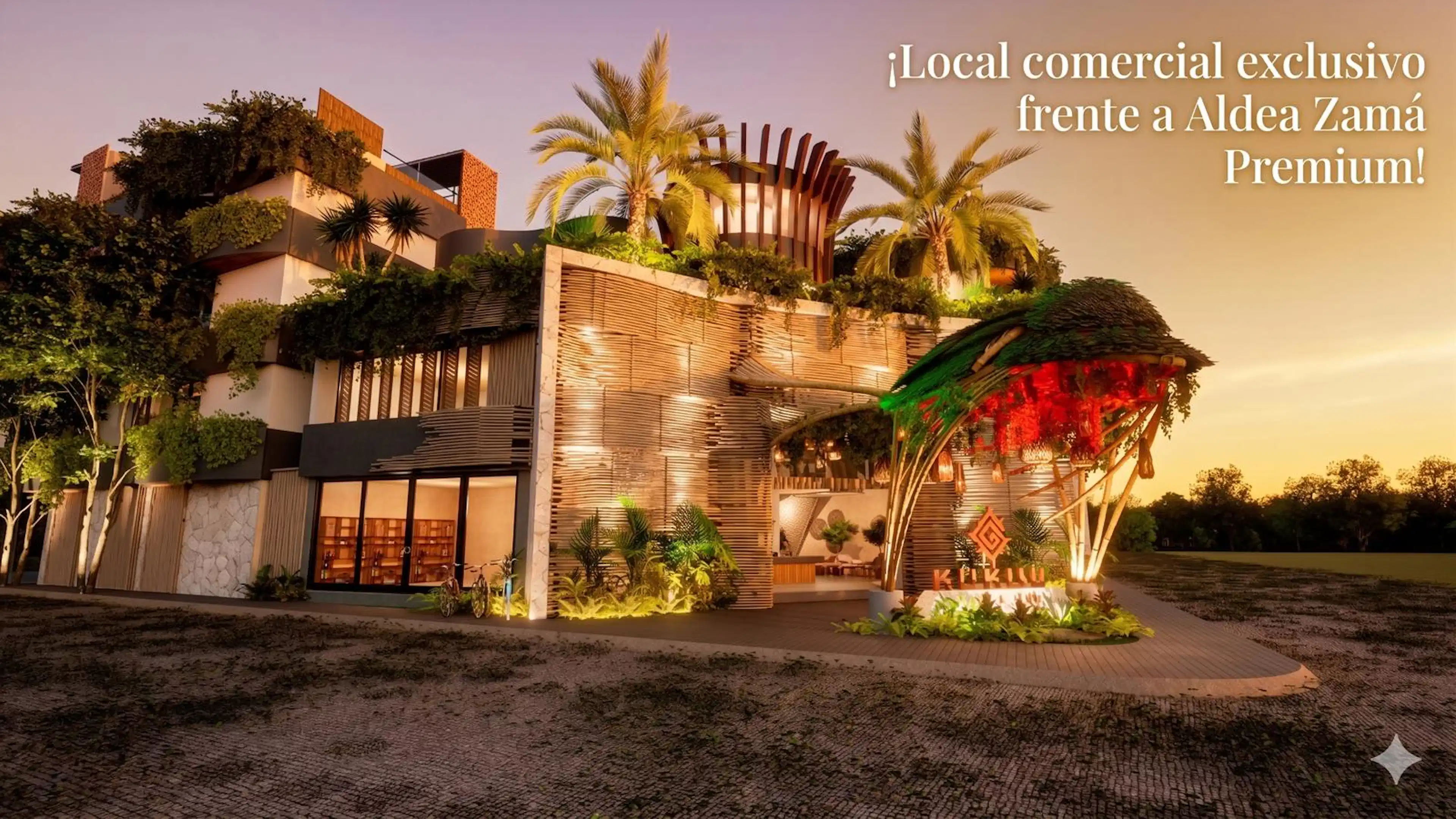 EN VENTA espacio comercial único en una zona con excelente proyección,alta plusvalía dentro de Tulum