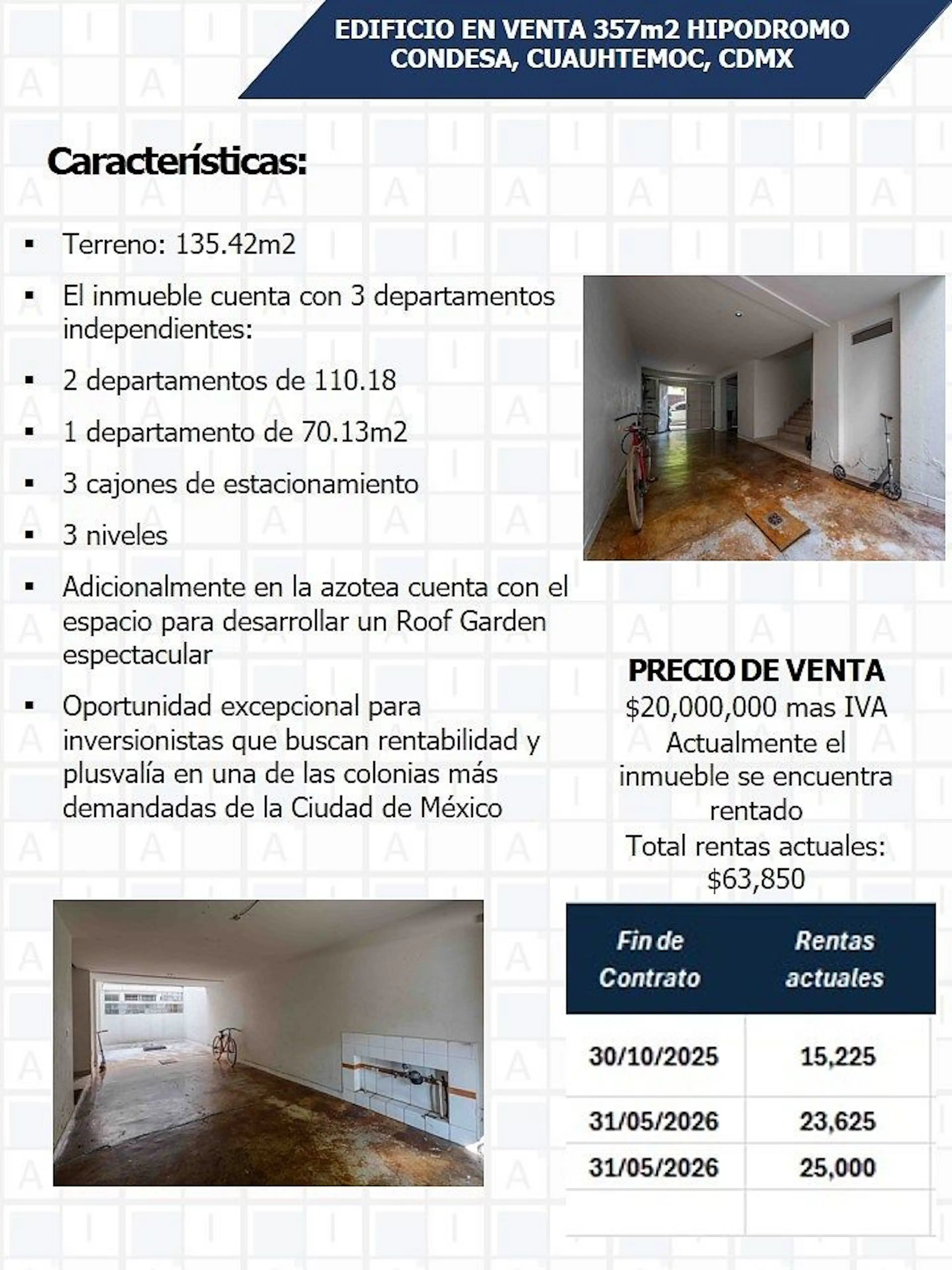 !edificio En Venta! Hipodromo Condesa, Cuauhtemoc, Cdmx