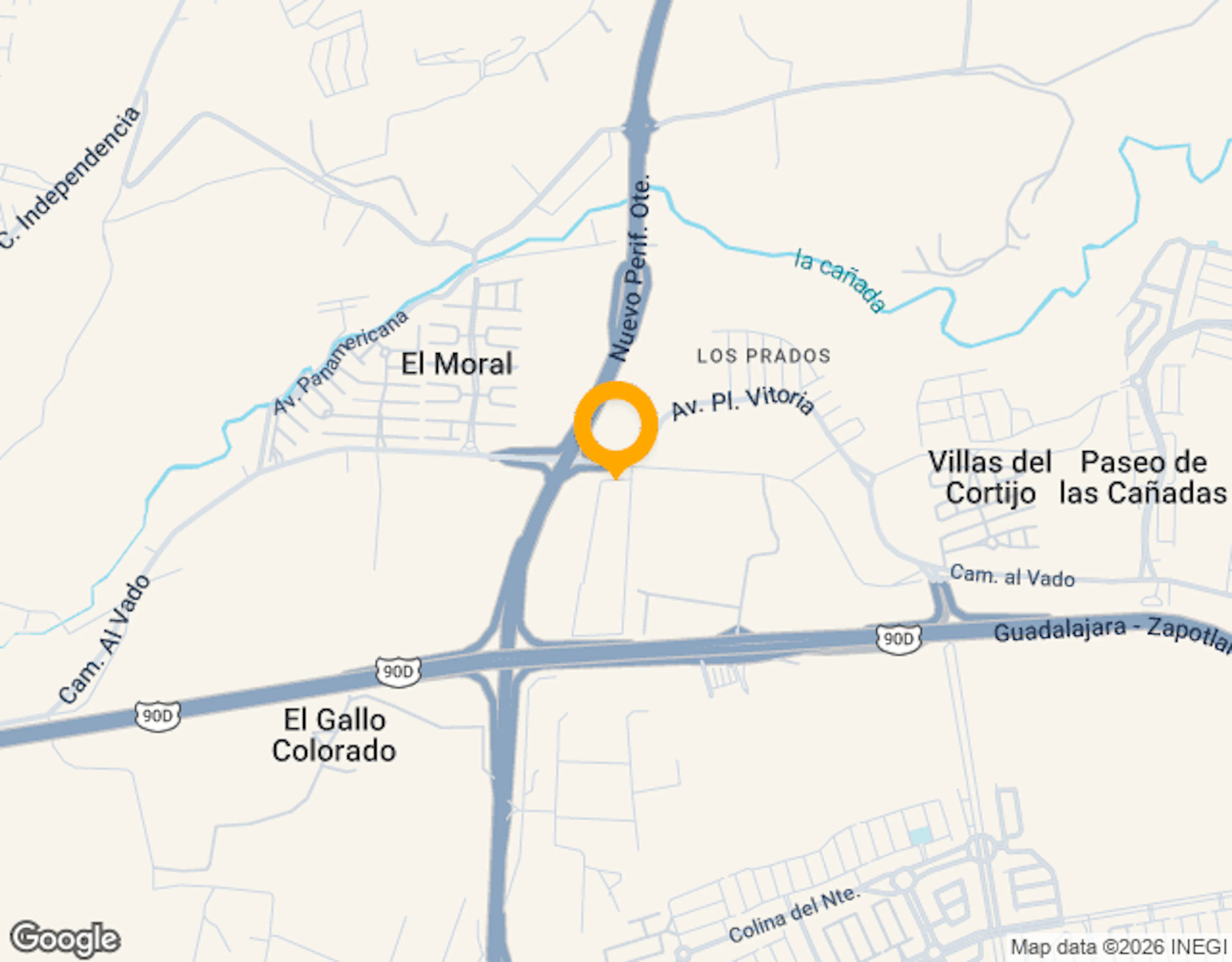 Ubicación de Periferico Oriente I