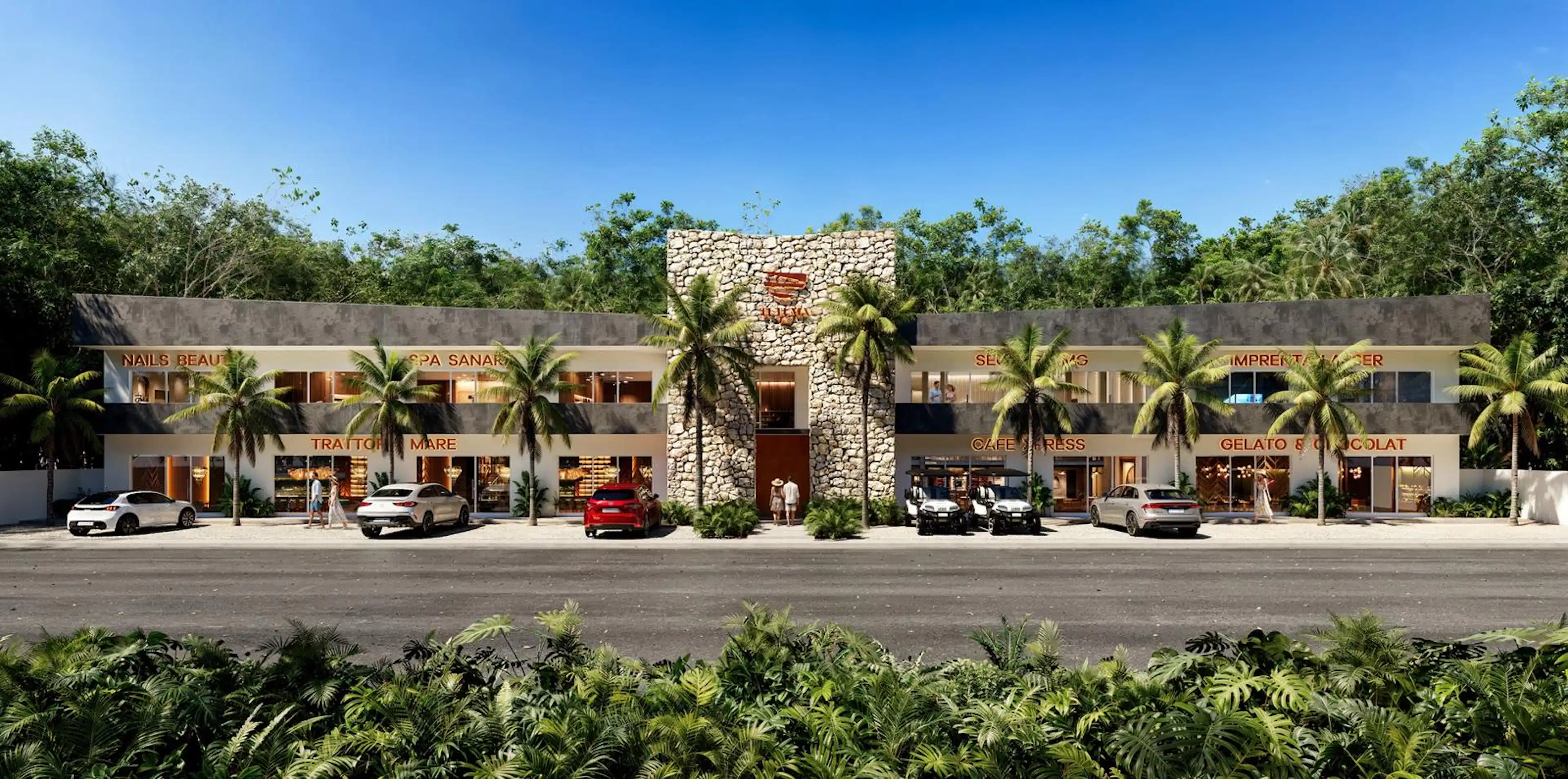 LOCAL COMERCIAL EN TULUM 60 m2.  PREVENTA. ENTREGA 2027. A 5 MINUTOS DEL NUEVO CENTRO COMERCIAL
