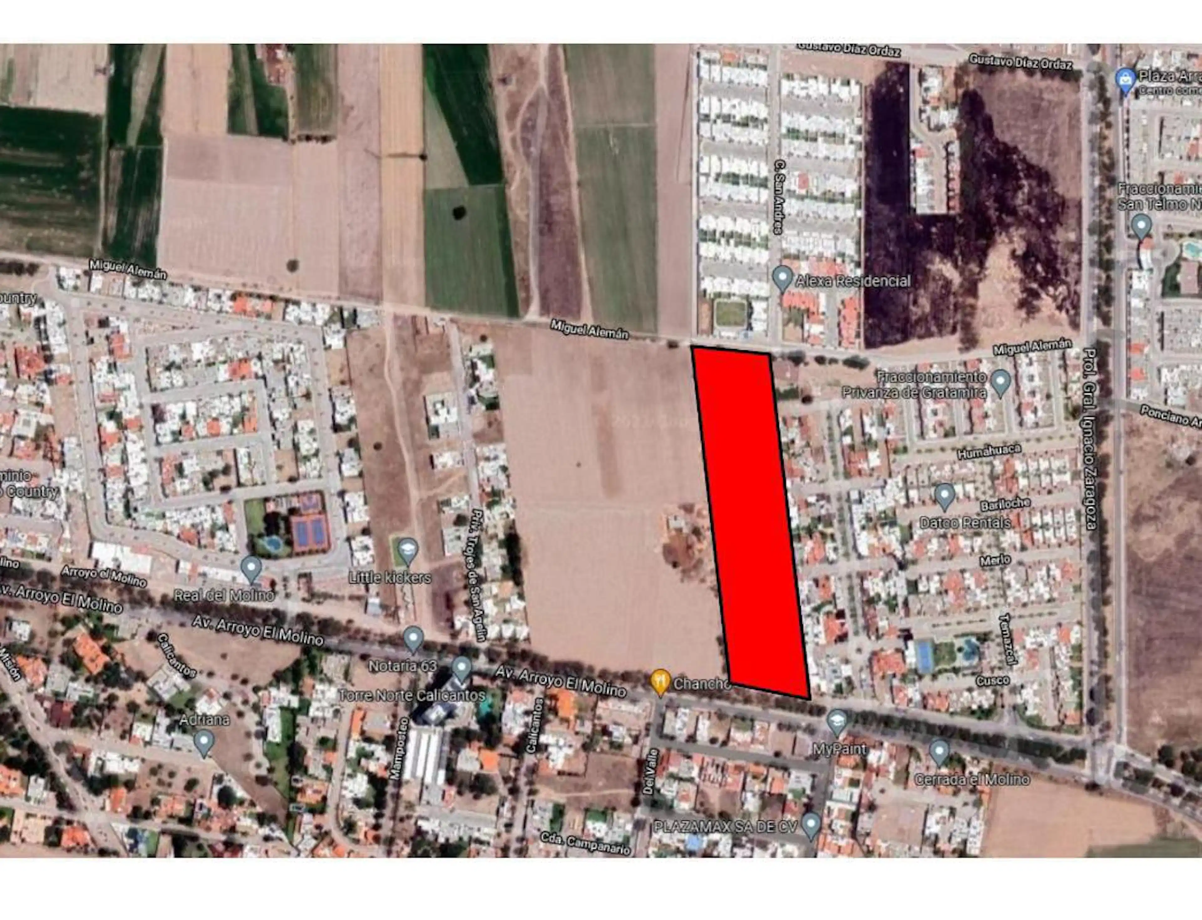 Venta De Terreno - Fraccionamiento Valle Del Campanario En Aguascalientes.