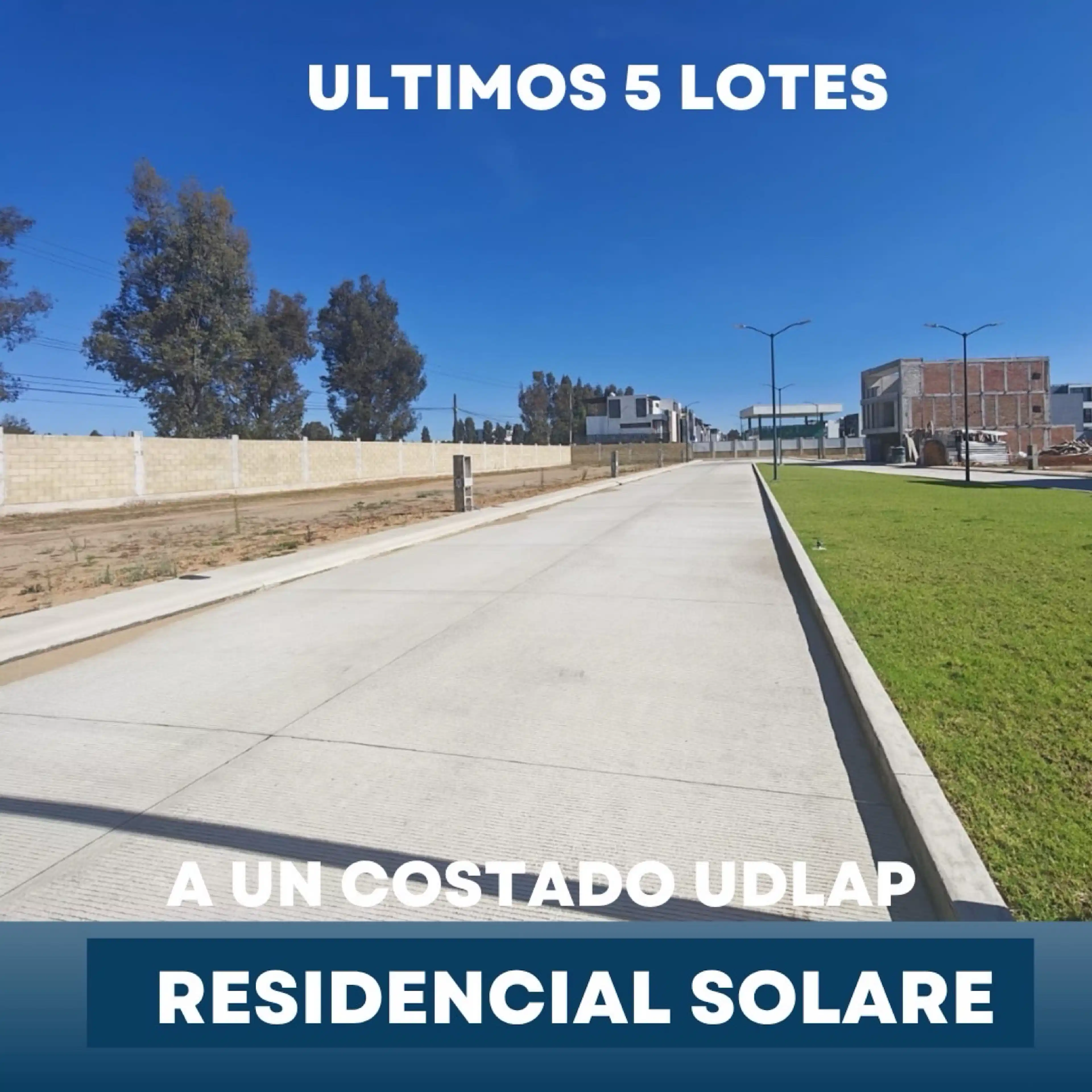 Lote En Solare Residencial Frente A La Udla