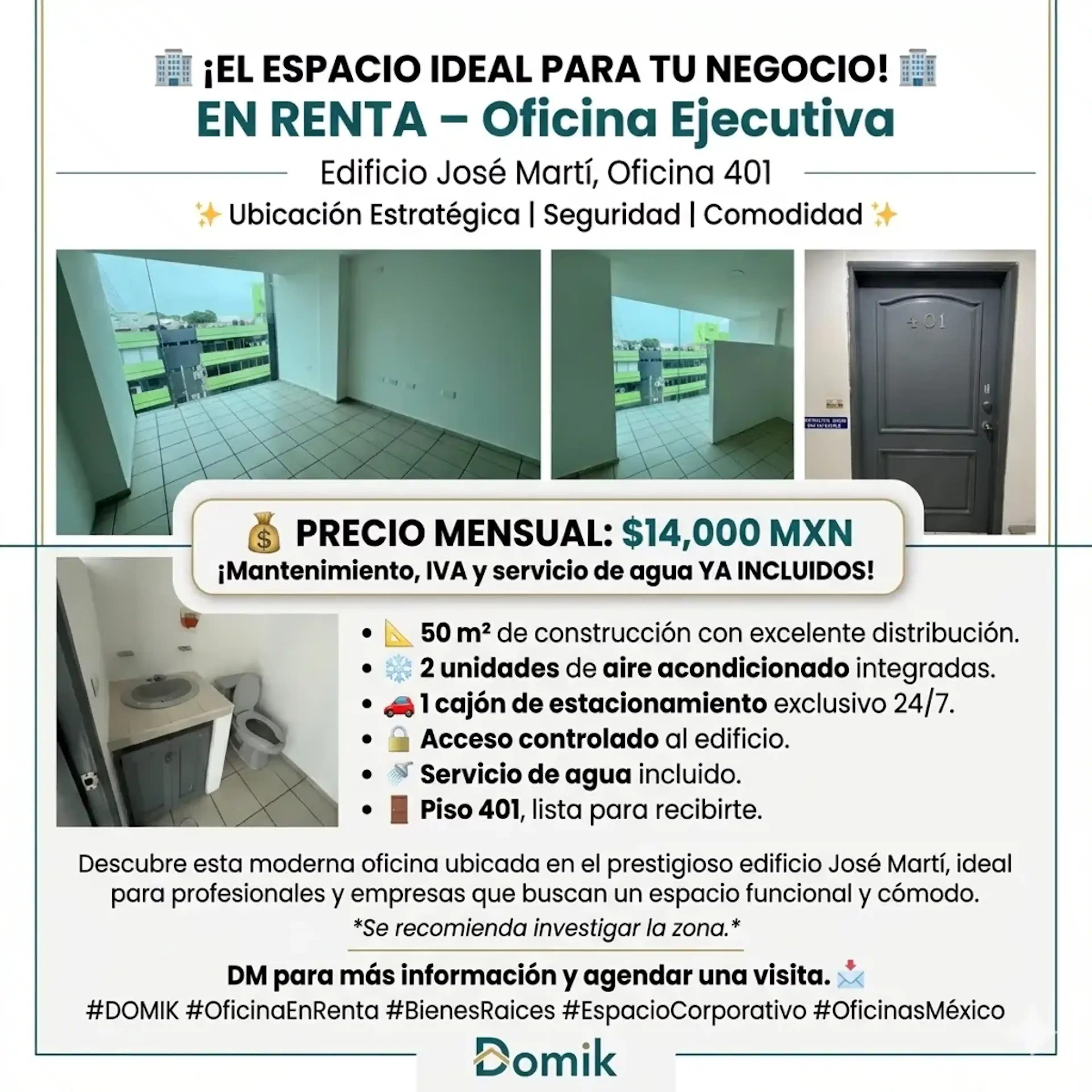 Oficina en renta en Lidia Esther Mónica de Portilla, Centro, Tabasco