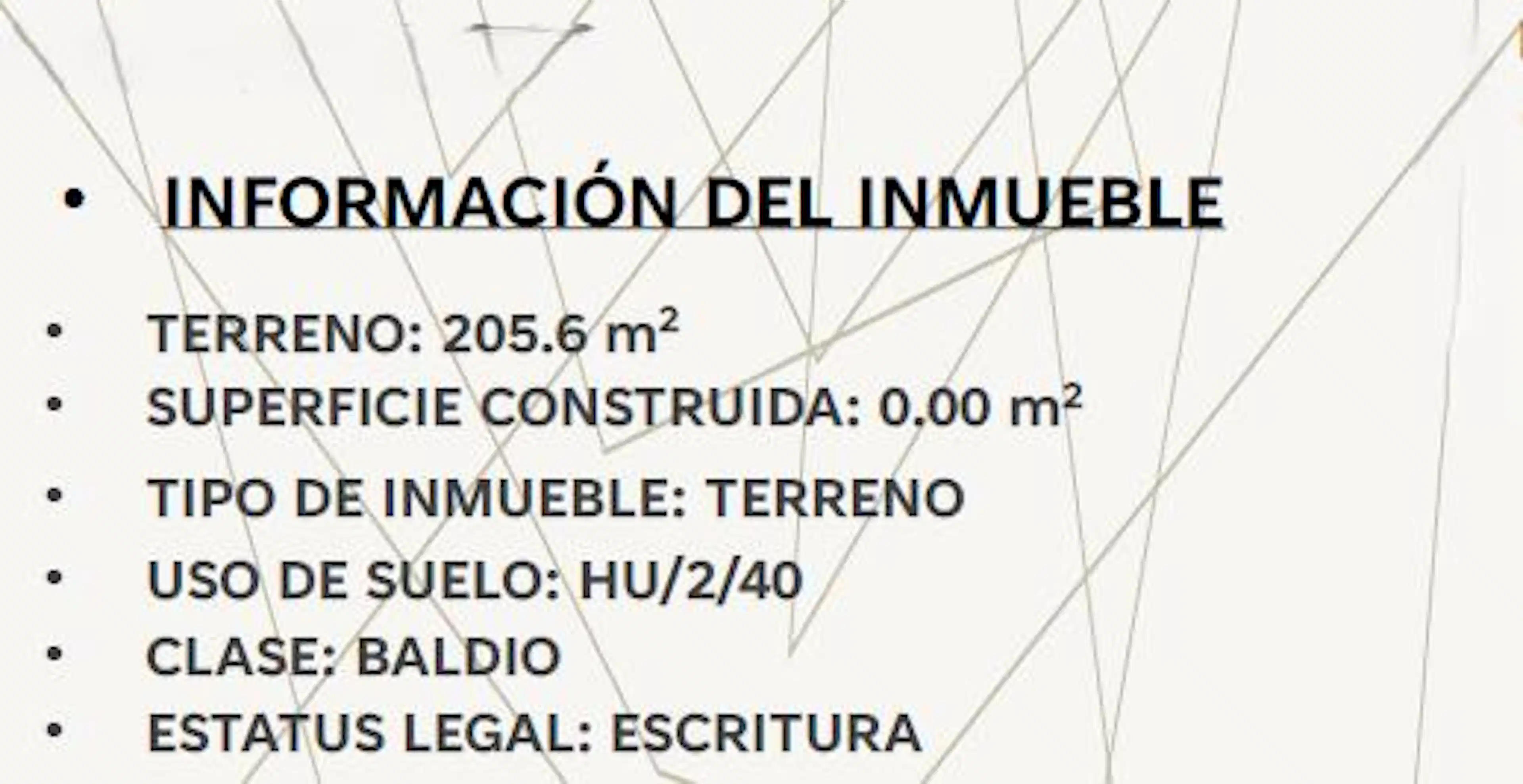Terreno en  Venta