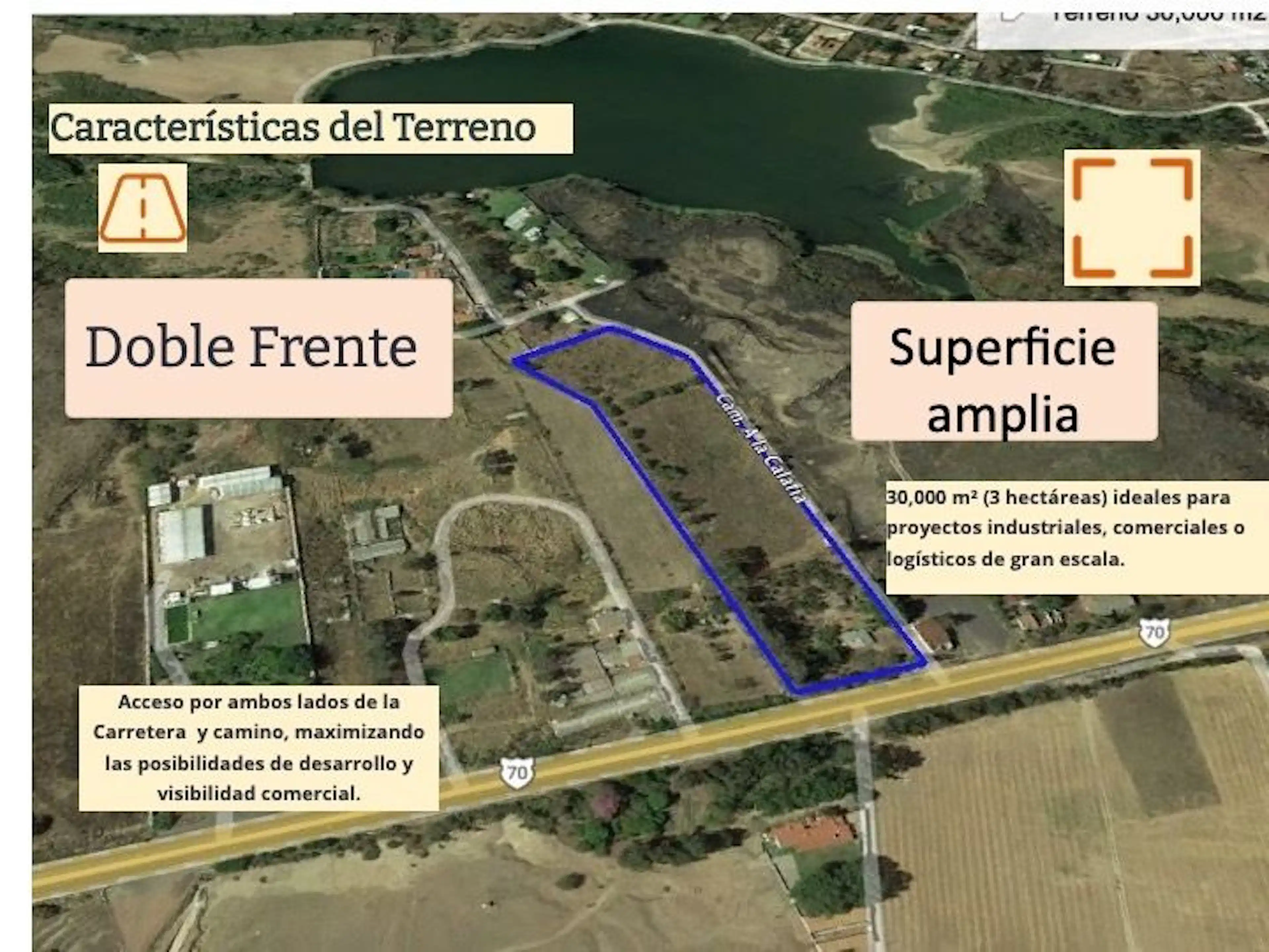 Venta De Excelente Terreno Sobre Carretera Con Doble Frente Zapopan El Arena
