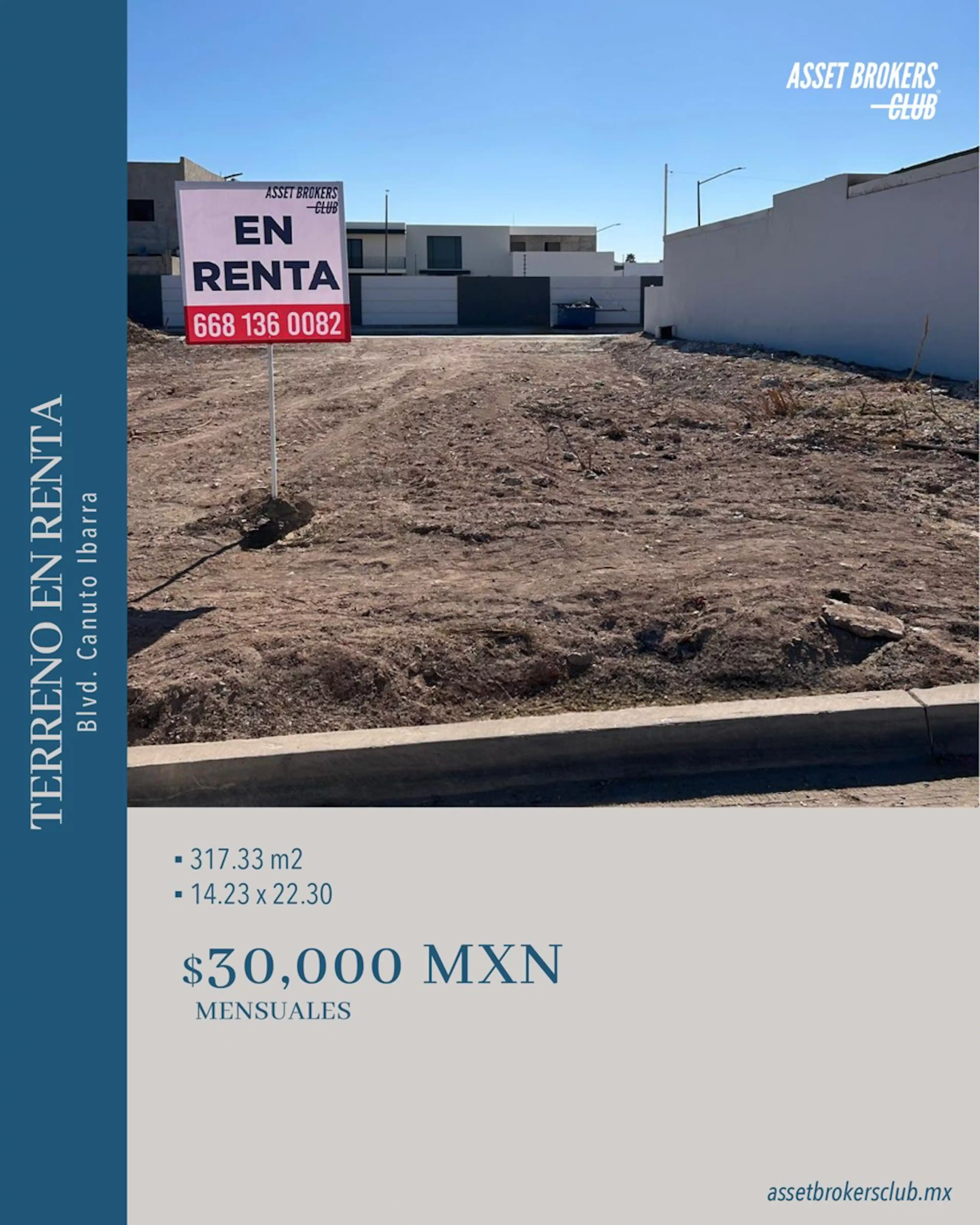 Terreno en renta en Francisco Villa, Ahome, Sinaloa
