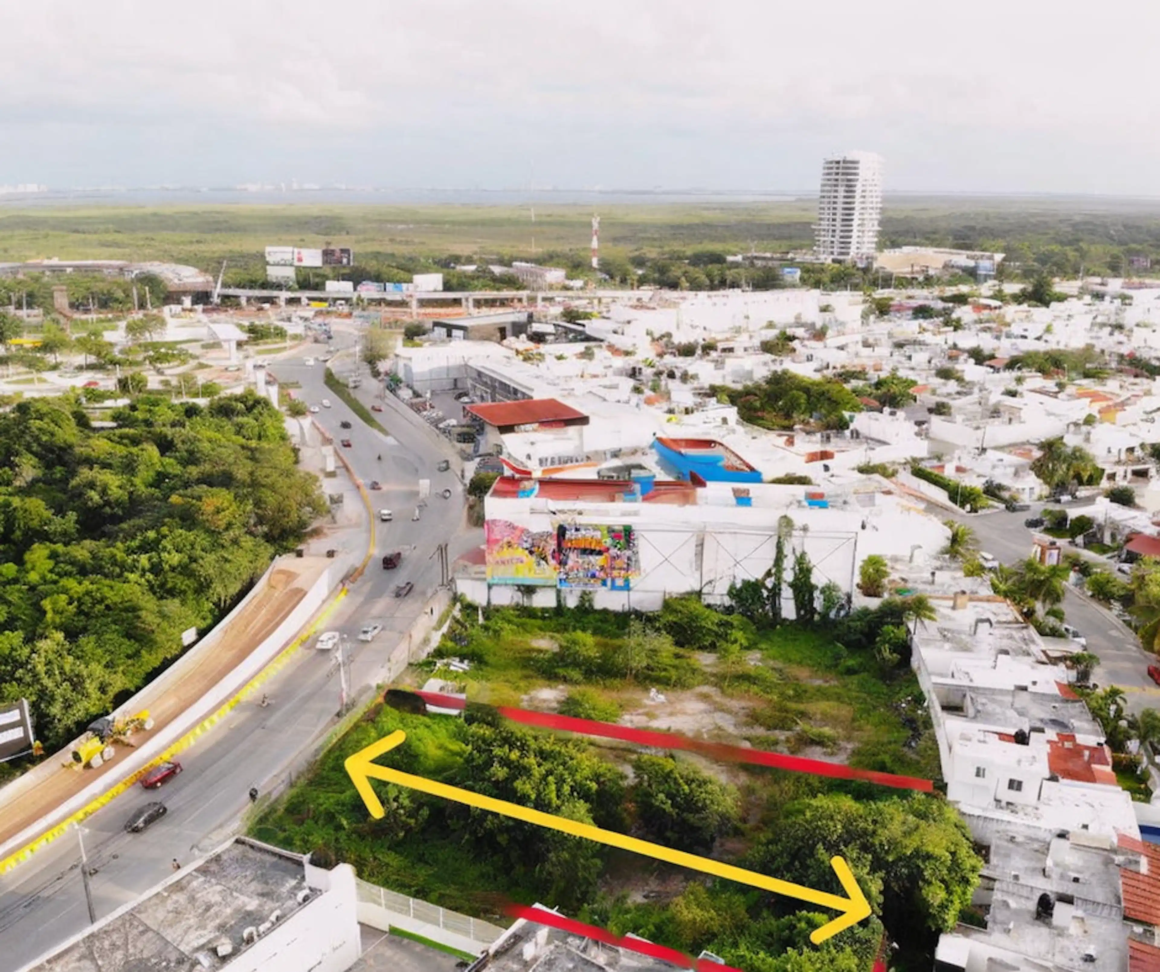 Terreno Comercial En Venta En Cancun | Proyecto Incluido Y Uso Mixto De 8 Niveles | C3207