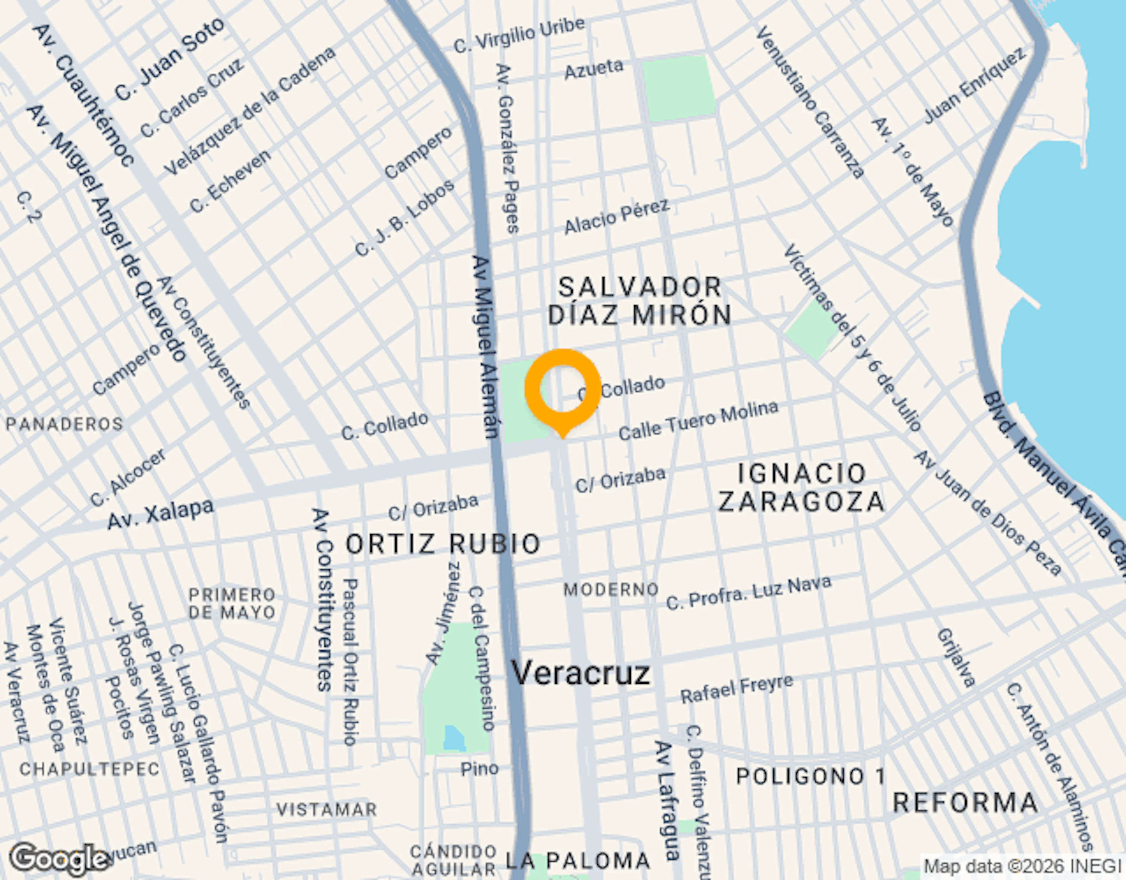 Ubicación de 0212 Iturbide Veracruz
