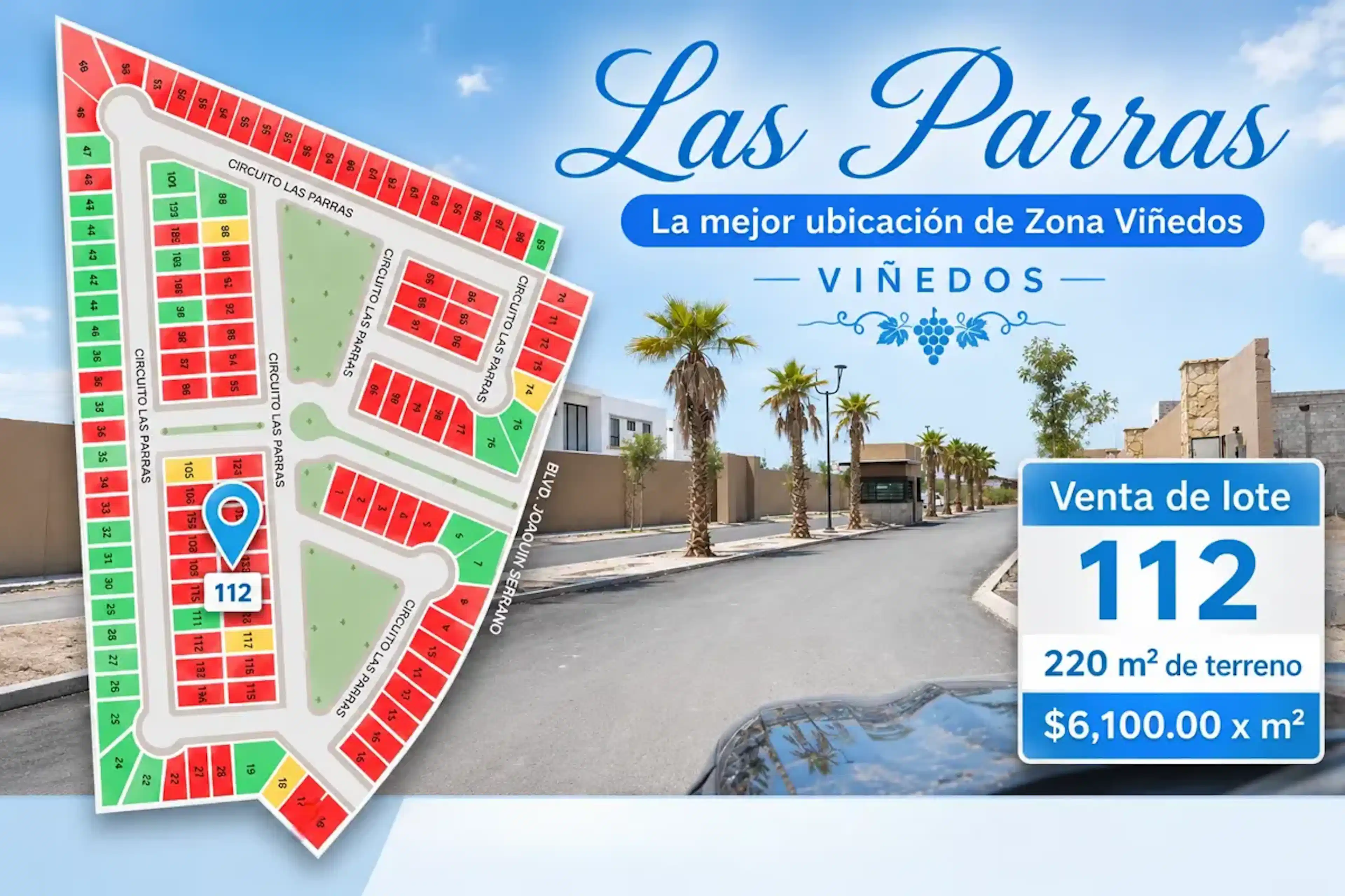 Terreno En Venta En Los Viñedos, Torreón, Coahuila De Zaragoza