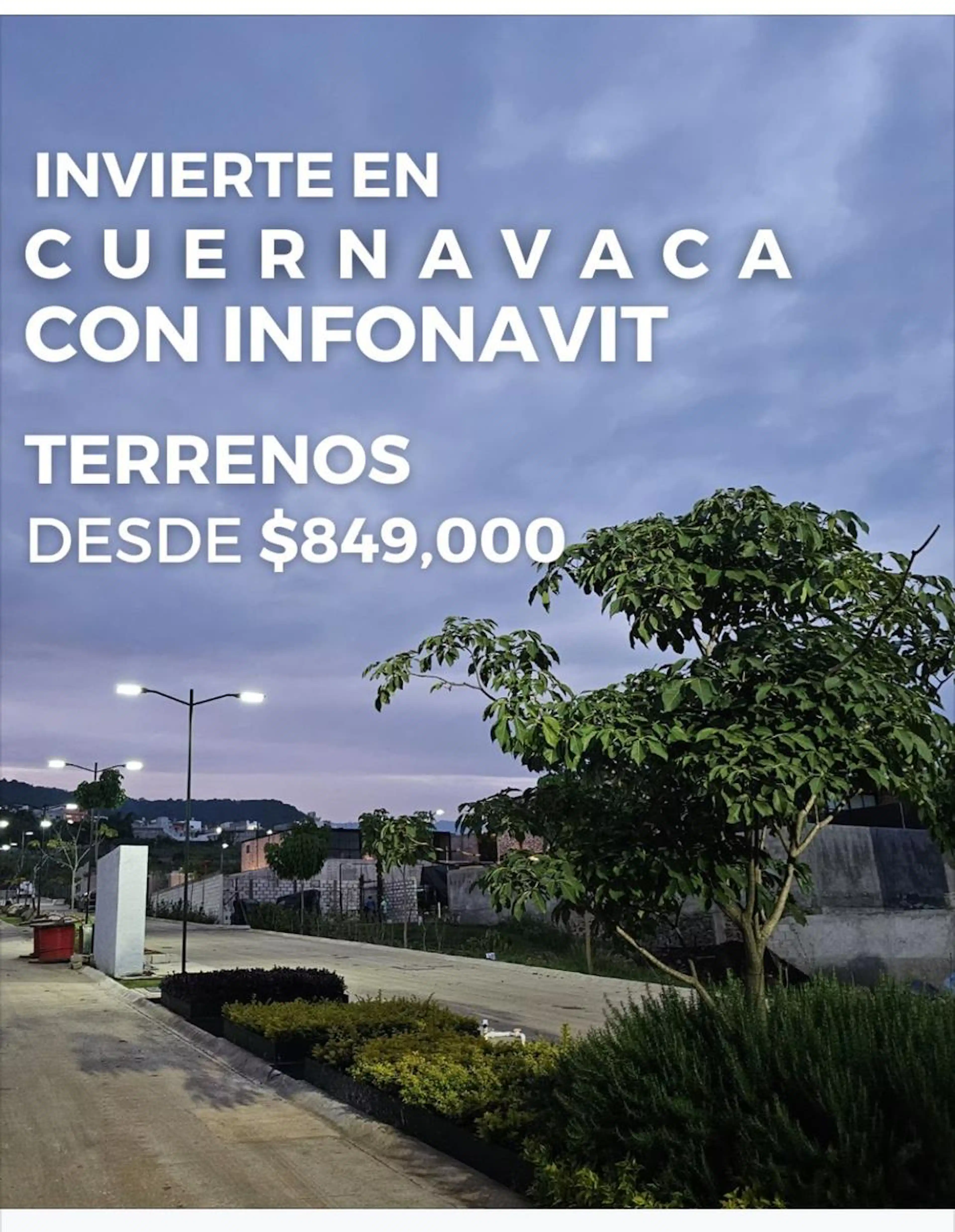 Terrenos en Cuernavaca “norte” a 5 min autopista Cuernavaca/Acapulco