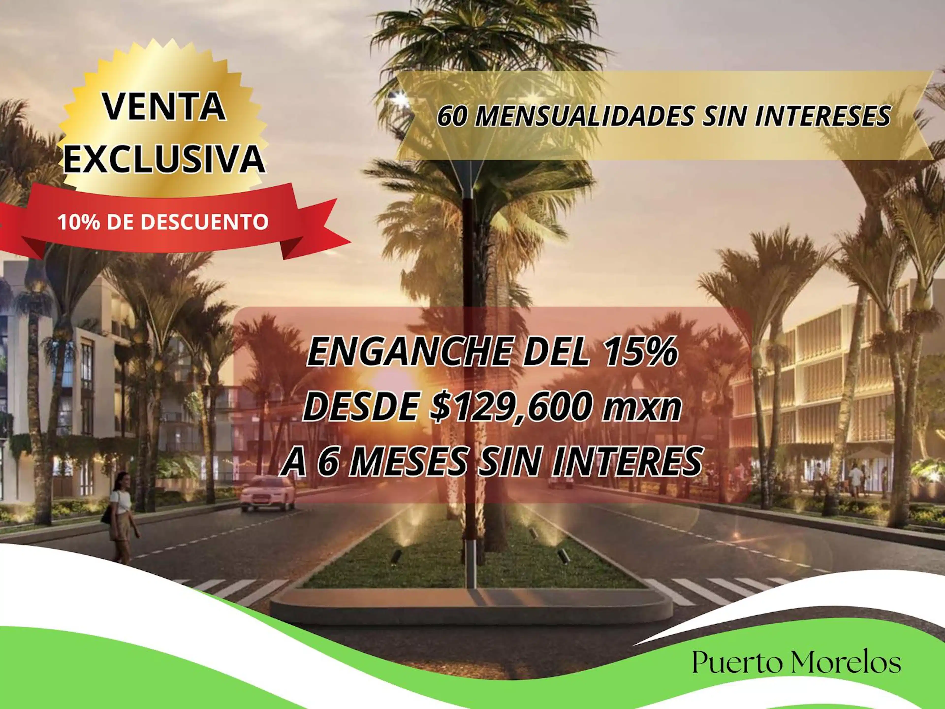 Terreno 200 M2 En Venta Puerto Morelos Con Casa Club Piscina Y Amenidades