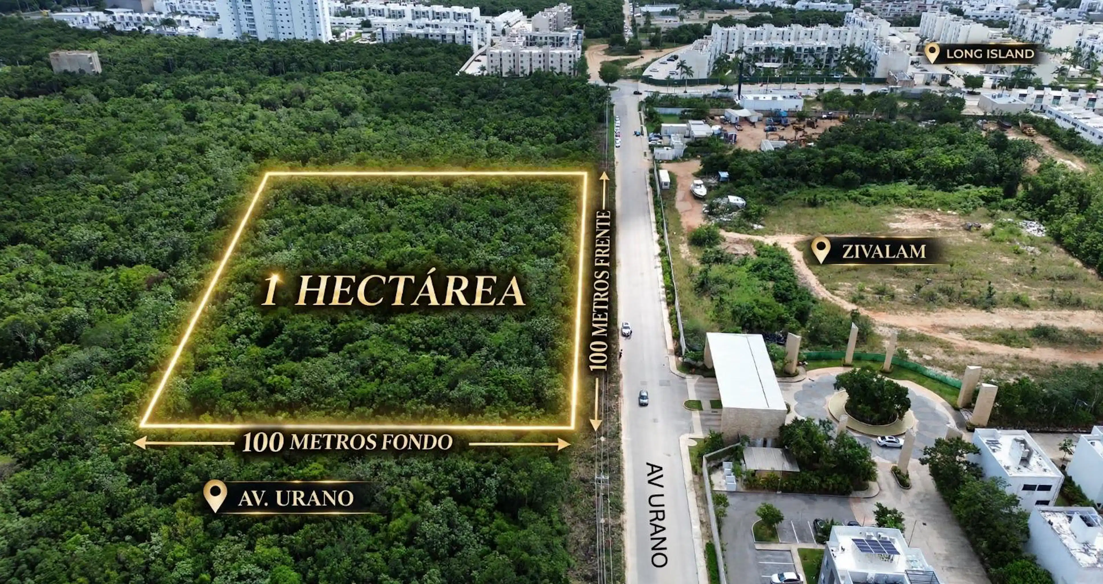 Terreno AV URANO CERCA DE ZIVALAM