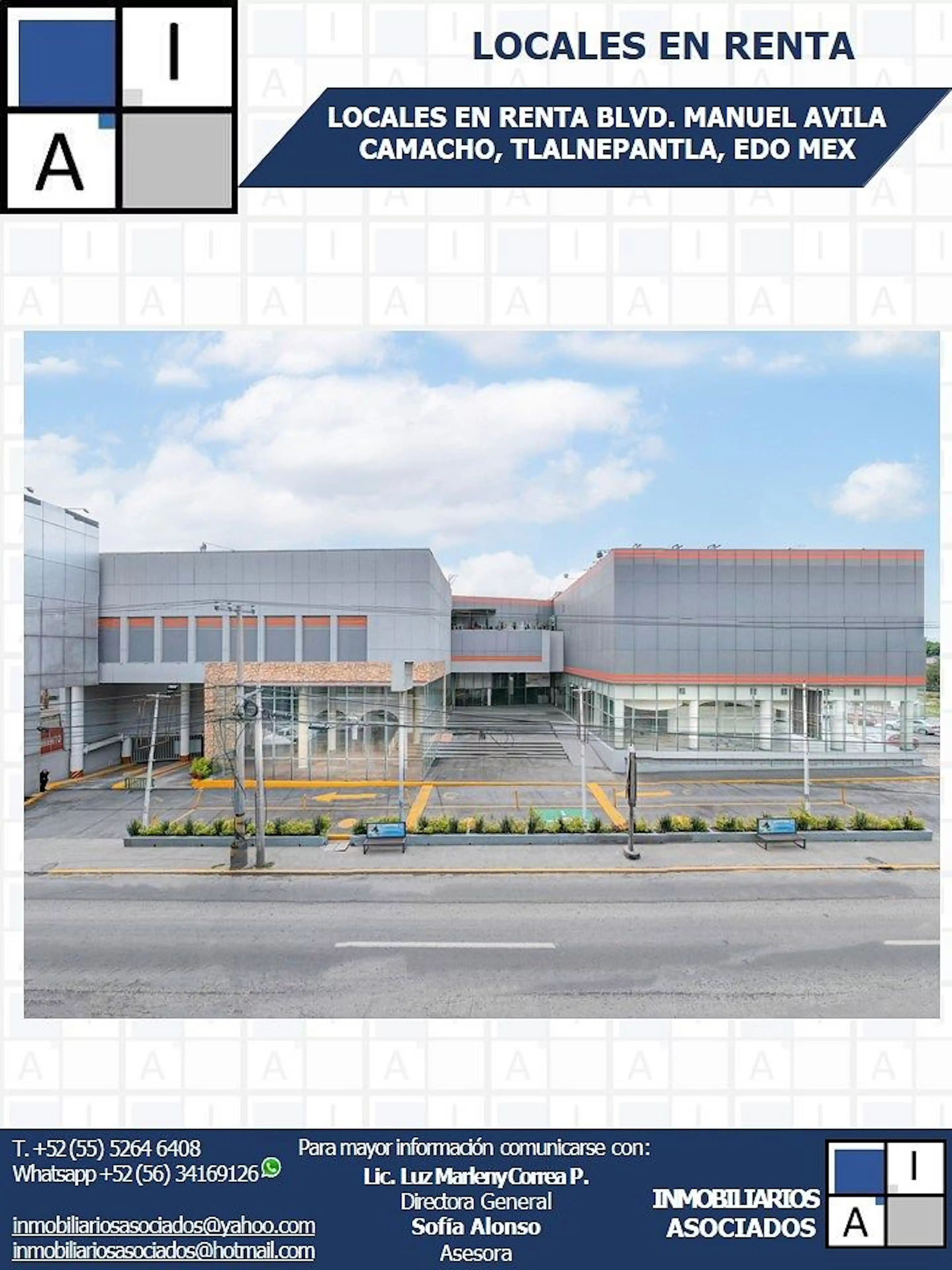 ¡LOCALES COMERCIALES EN RENTA! BLVD. MANUEL AVILA CAMACHO, TLALNEPANTLA, EDO MEX