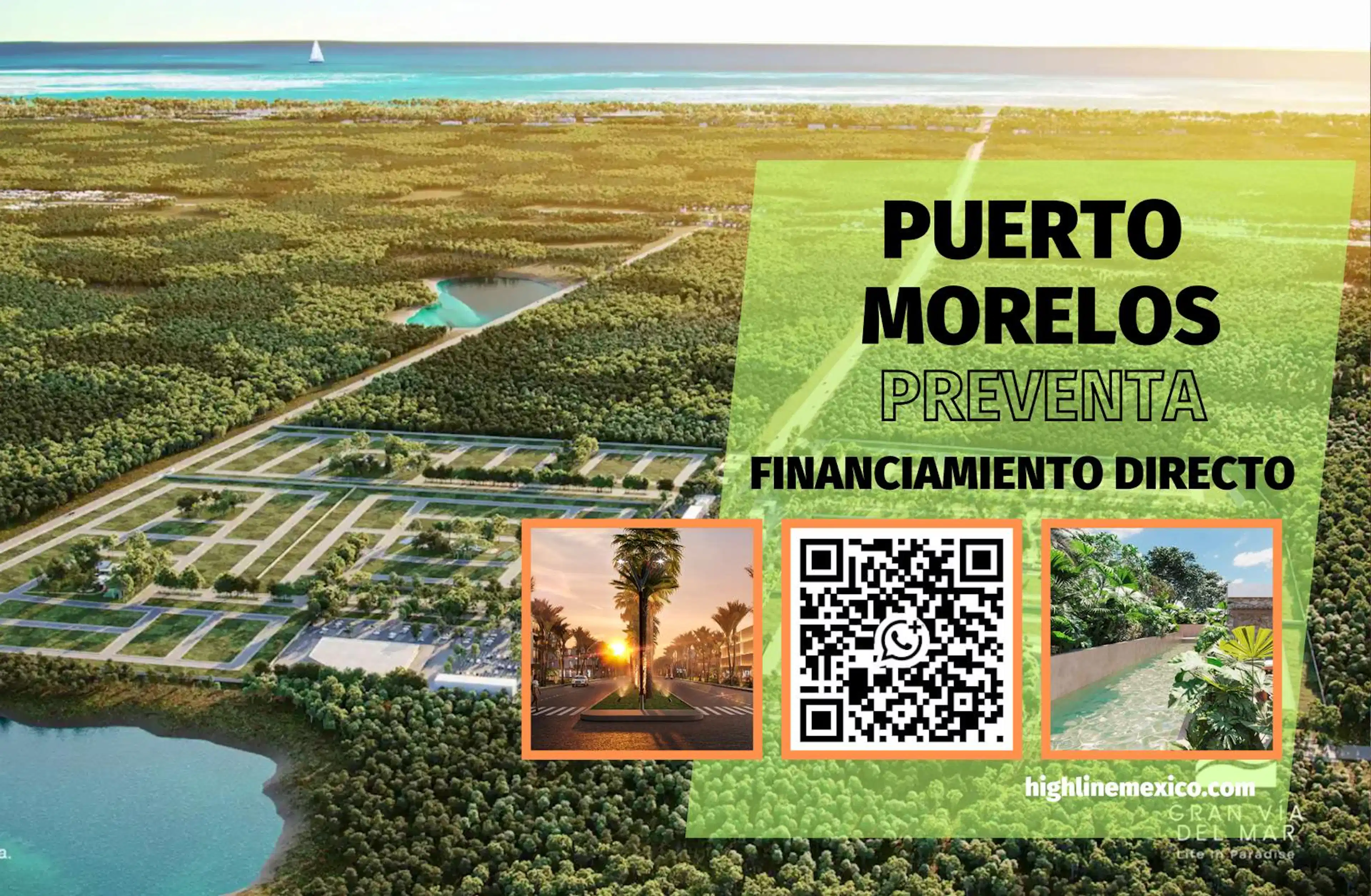 Oportunidad De InversiÓn!! Terreno Residencial En Venta. Puerto Morelos. Financiamiento Directo.
