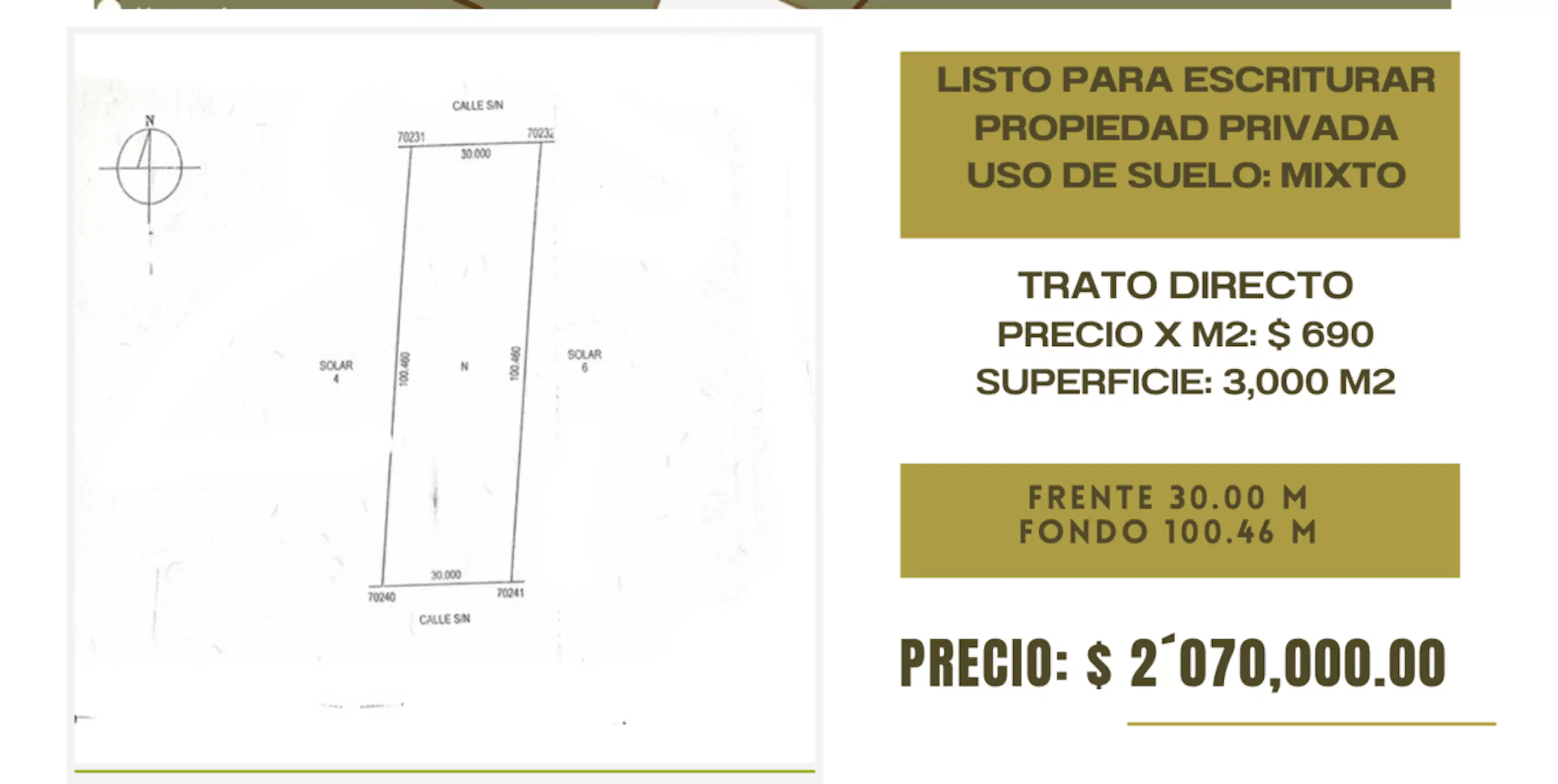 Terreno De Oportunidad En Motul