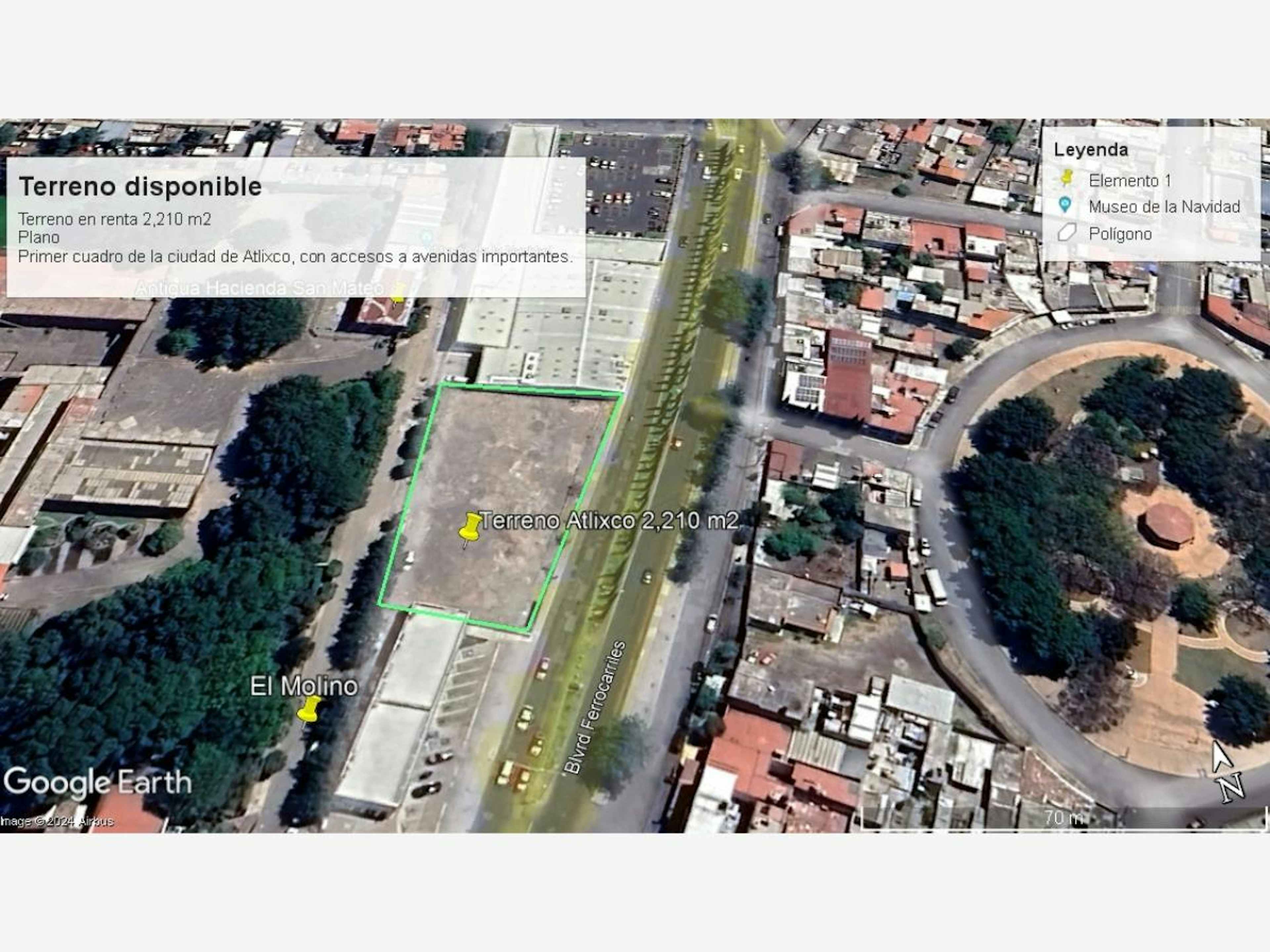 Terreno En Renta En Atlixco Centro, Atlixco, Puebla