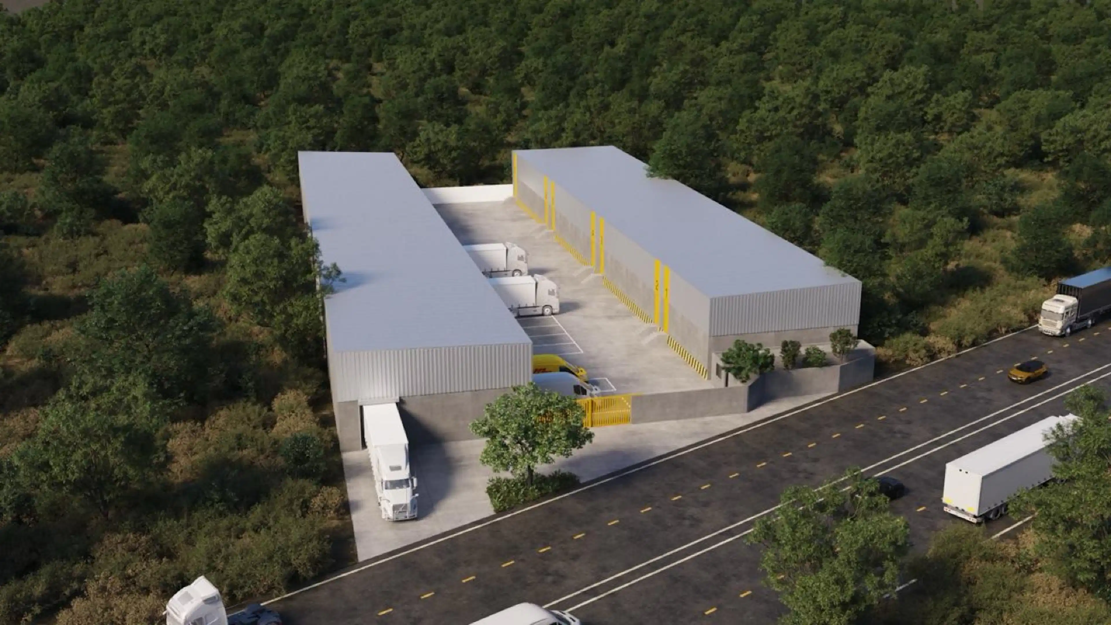 Bodegas En Renta Playa Del Carmen  – 180 M² Cada Una Disponibles: 9 Bodegas (1,620 M² En Total) S/N