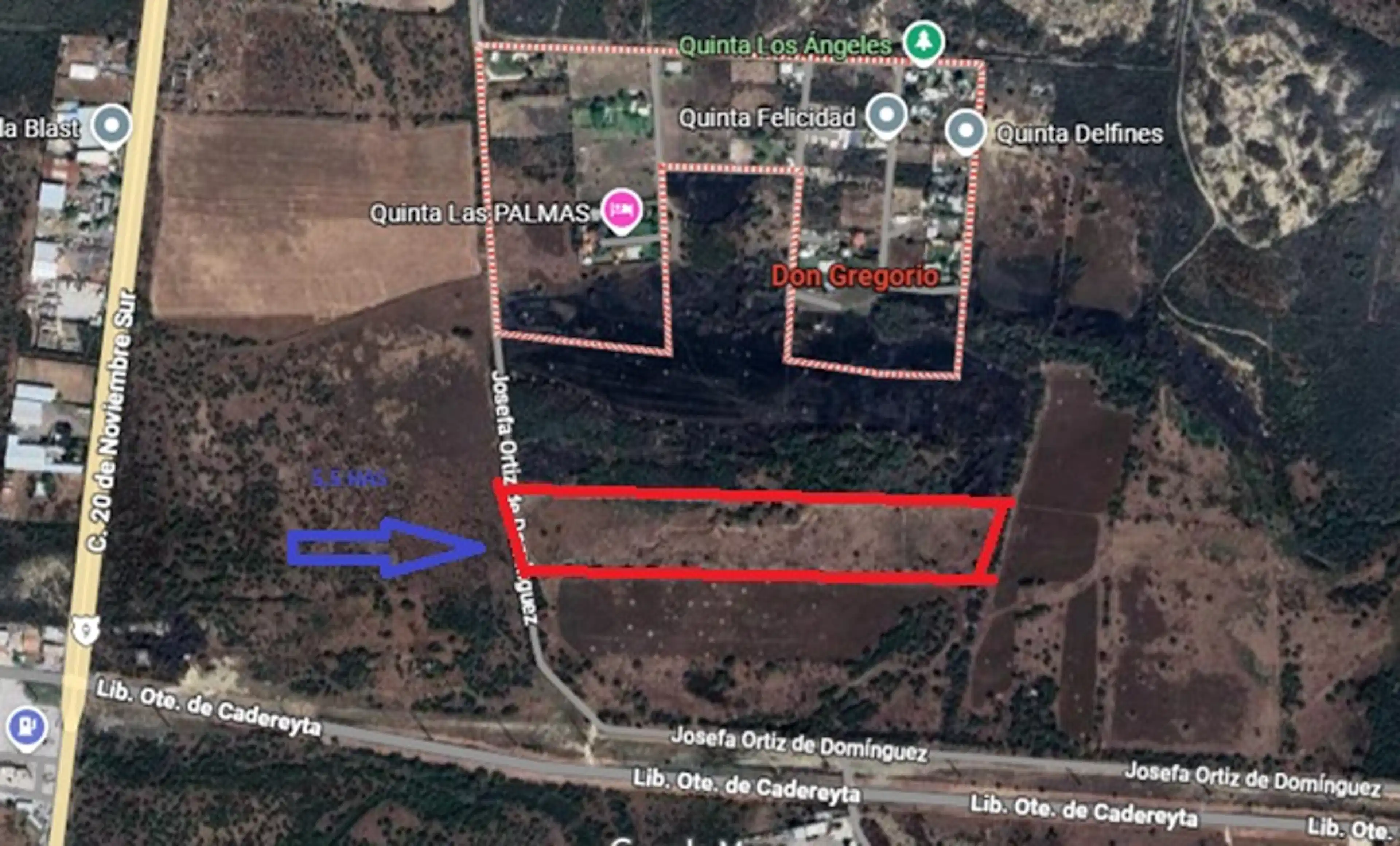 Terreno En Venta En Las Palmas, Cadereyta Jiménez, Nuevo León
