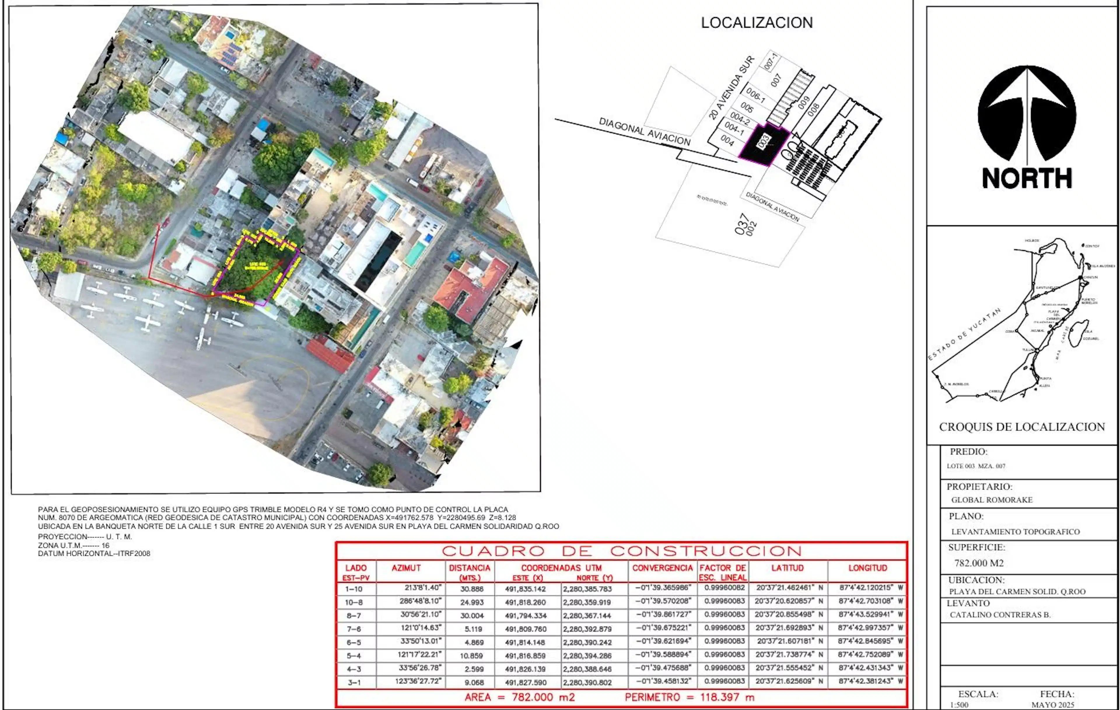 Lote Residencial En Venta En Playa Del Carmen Centro | Ideal Para Desarrollo De 5 Niveles |  P4392