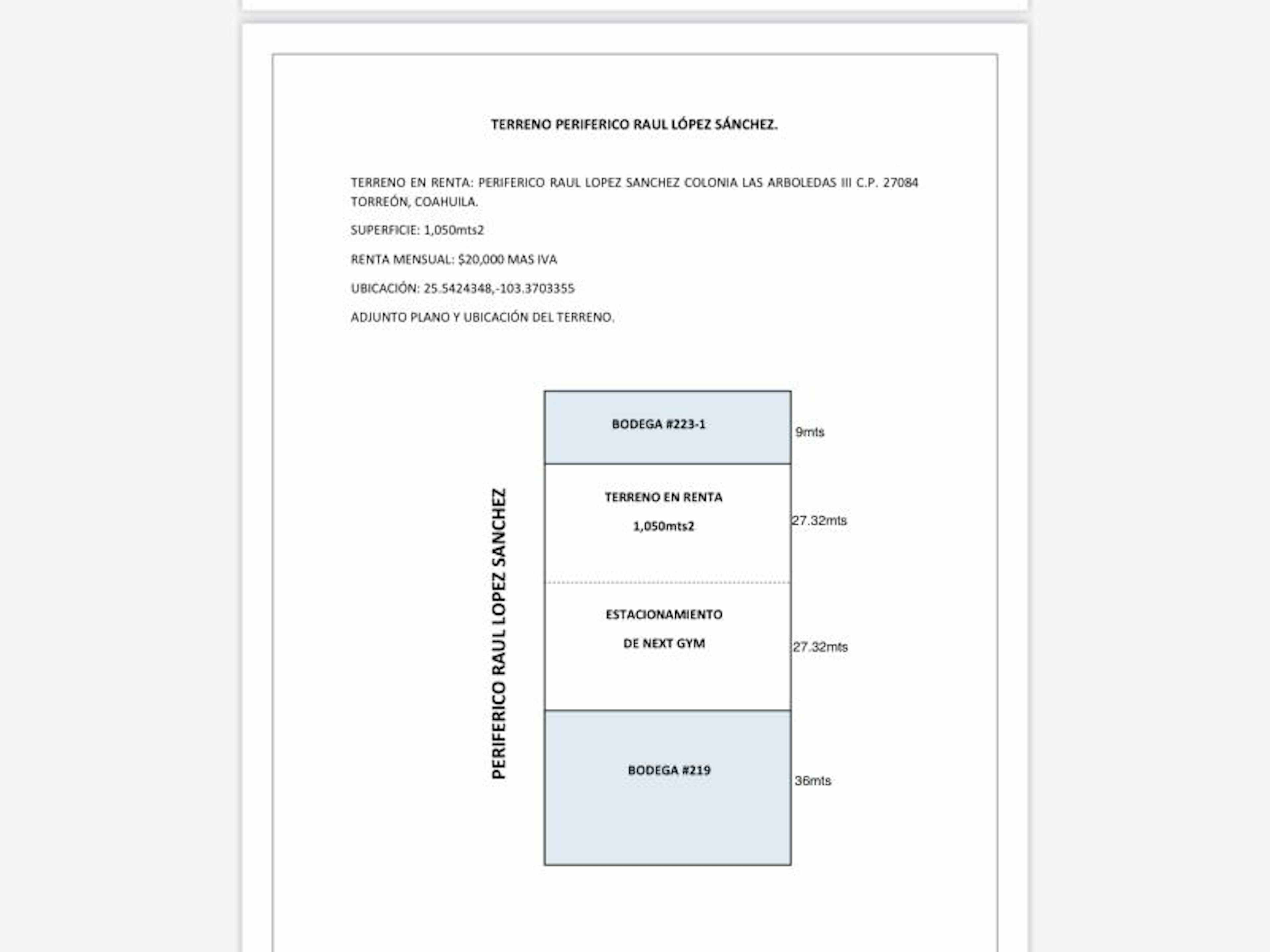 Terreno En Renta En Las Arboledas, Torreón, Coahuila De Zaragoza