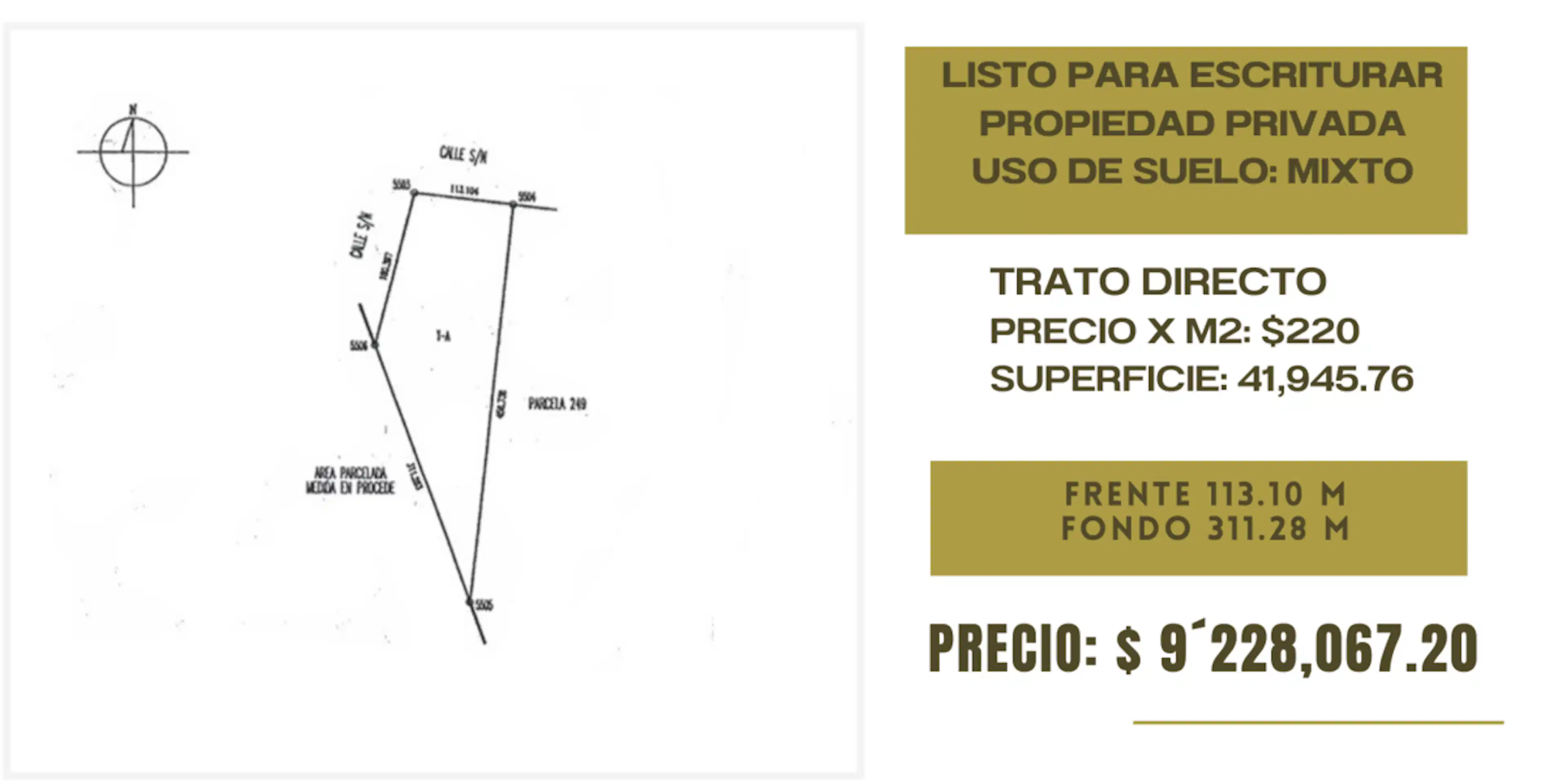 Terreno En Sierra Papacal