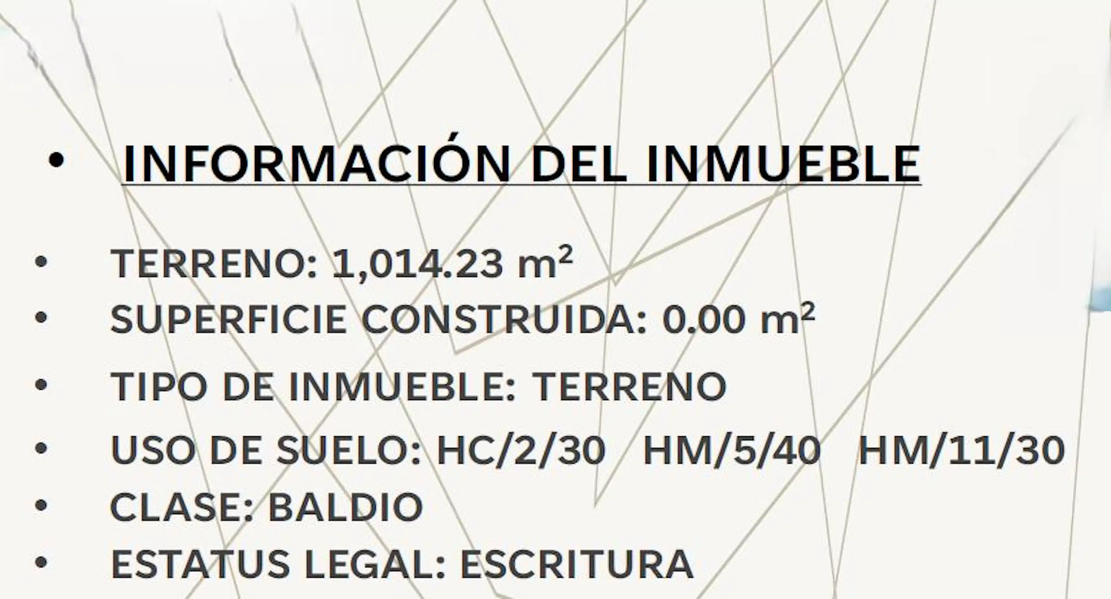Terreno en Venta