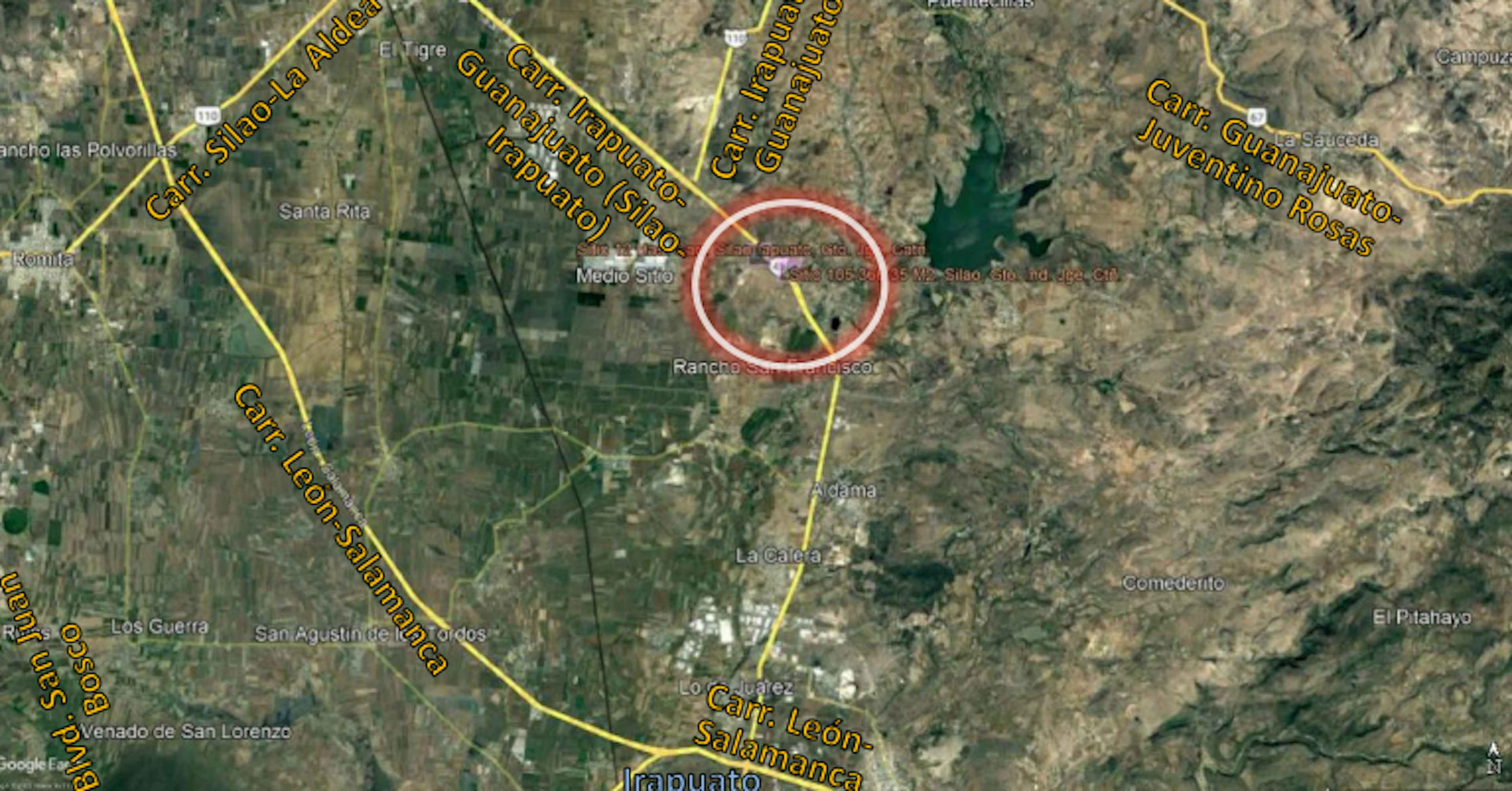 Carr. Irapuato-guanajuato Km. 135