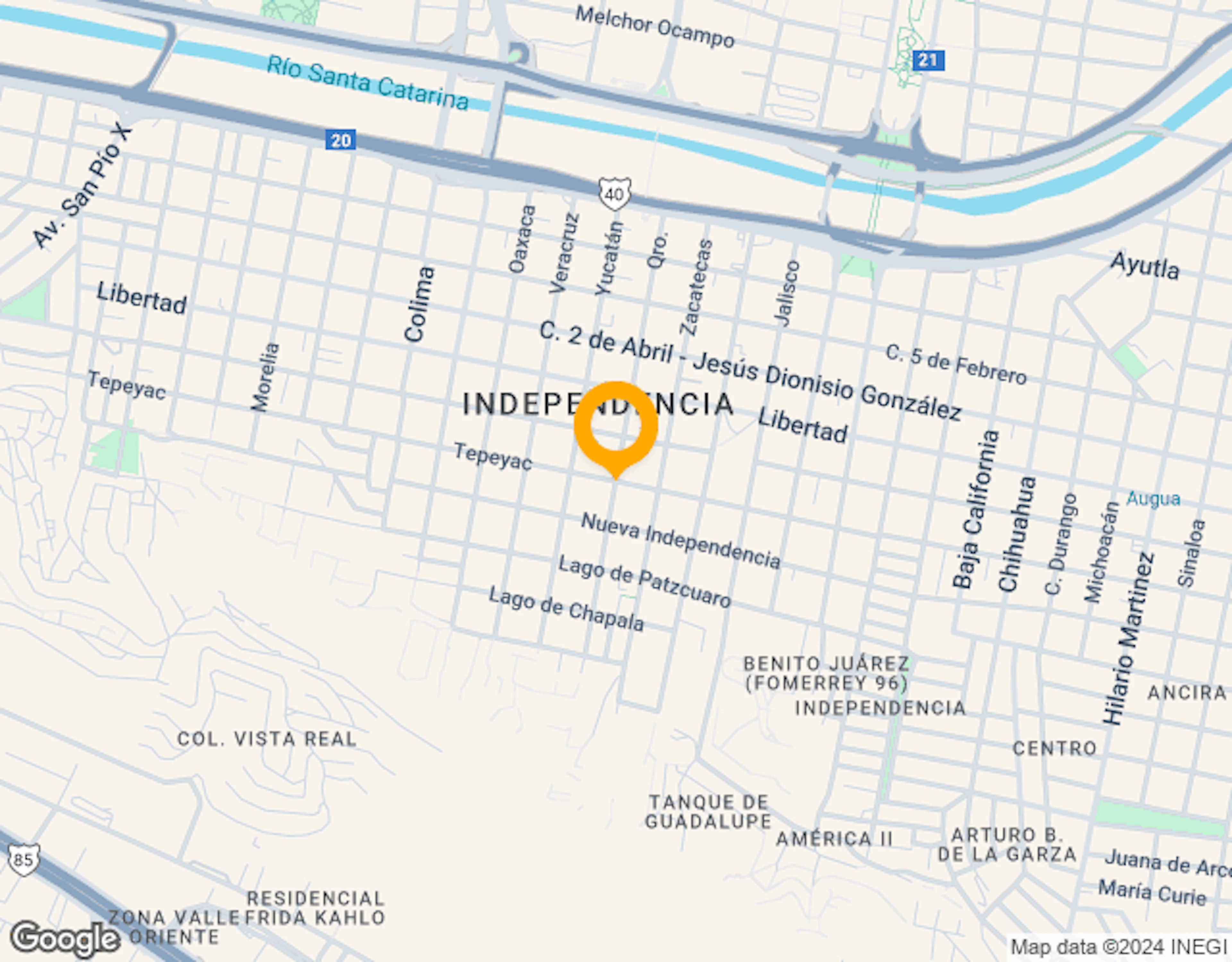 Ubicación de Querétaro Park Vii