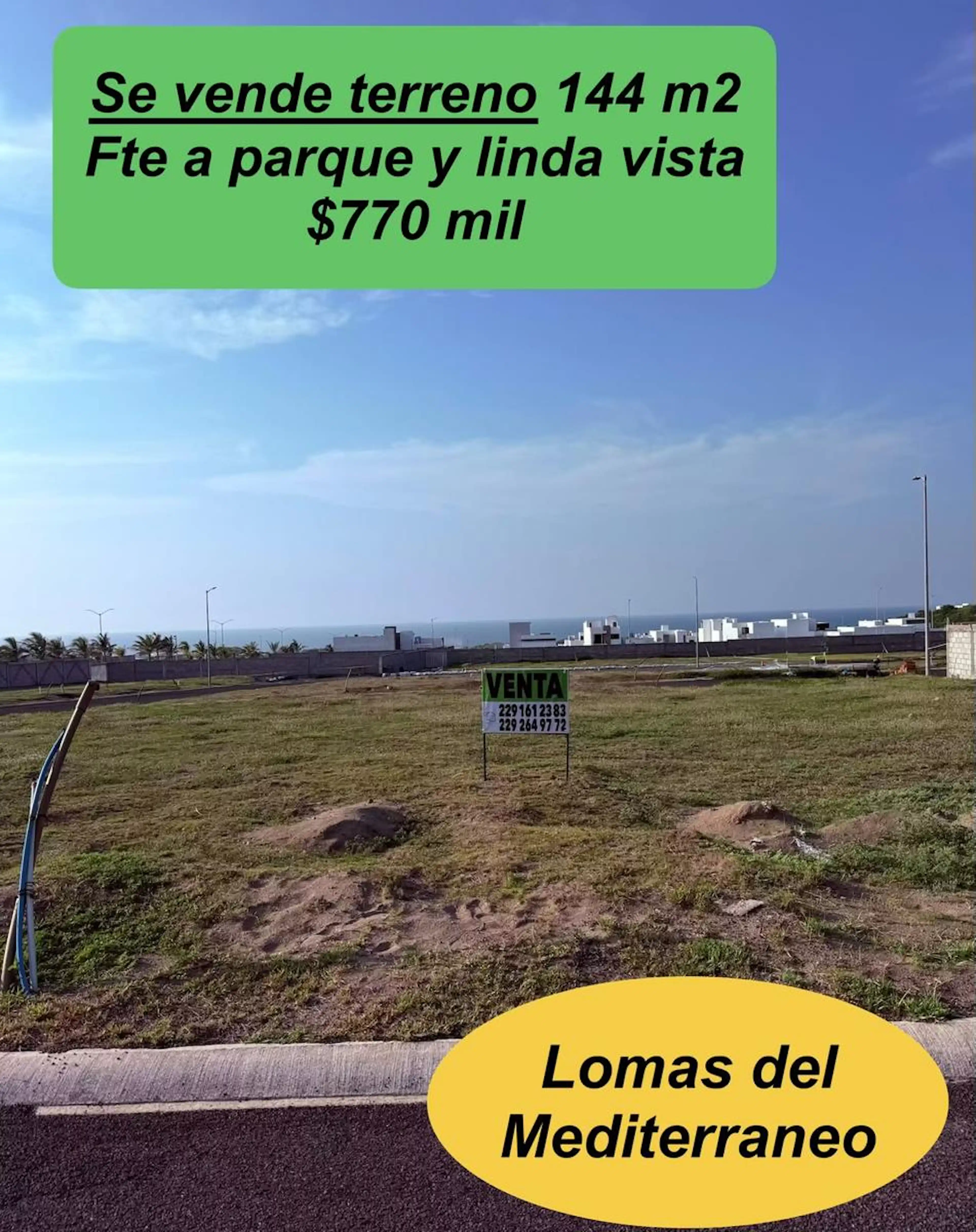 Venta De Terreno Frente Al Parque Y En La Entrada Del Circuito