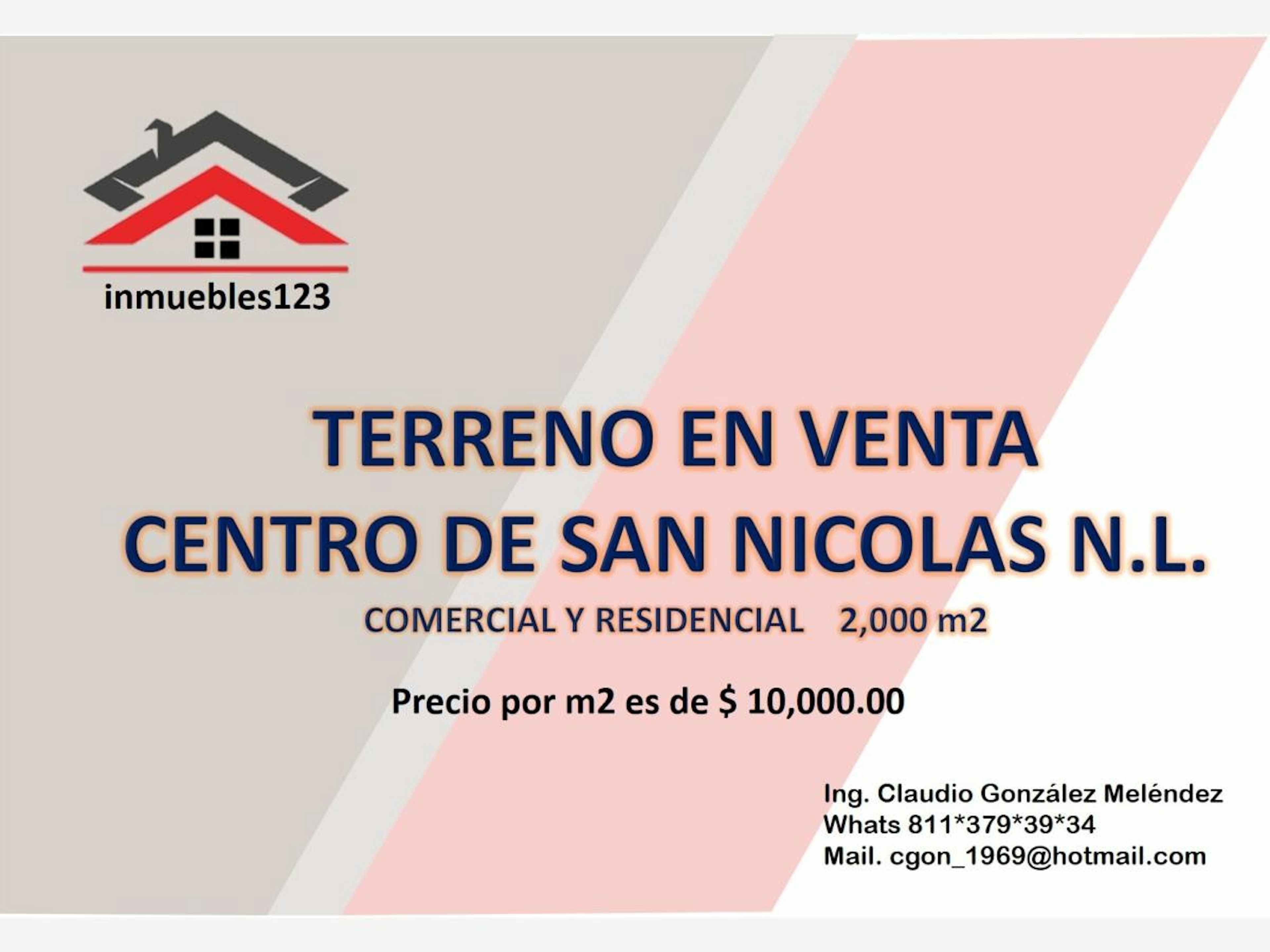 Terreno En Venta En San Nicolás De Los Garza Centro, San Nicolás De Los Garza, Nuevo León