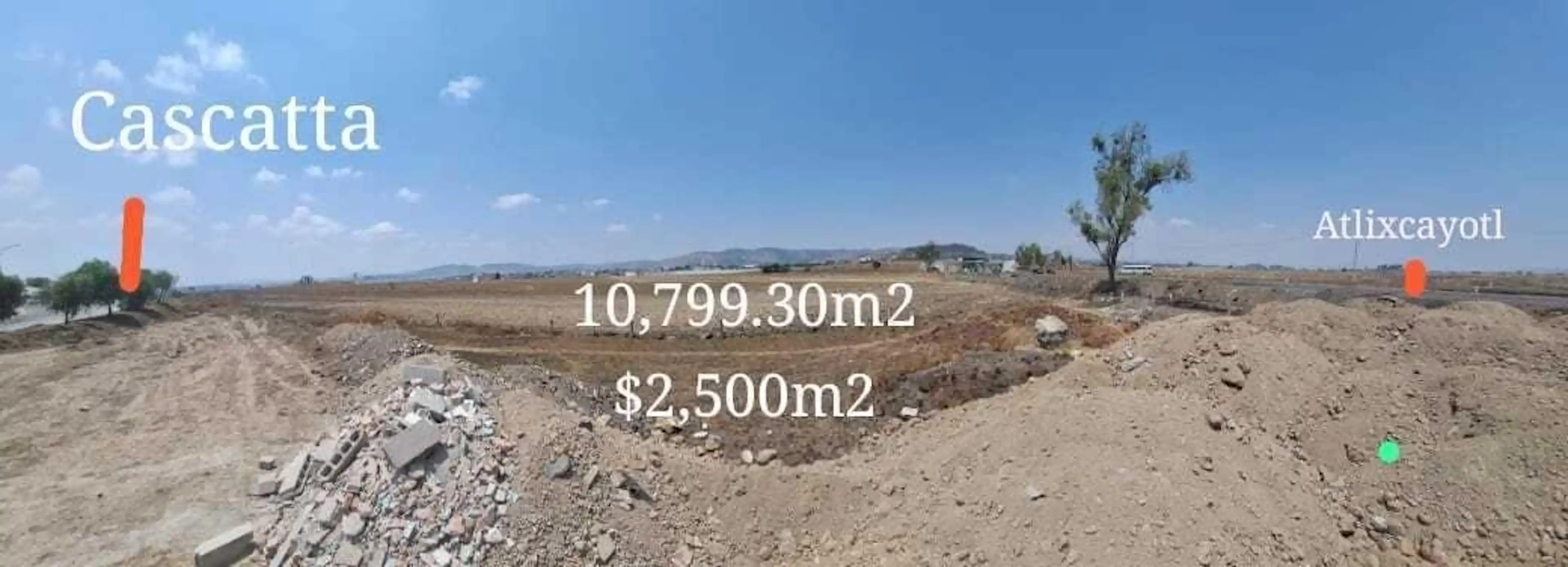 Terreno En Venta Lateral Atlixcayotl Y Cascatta