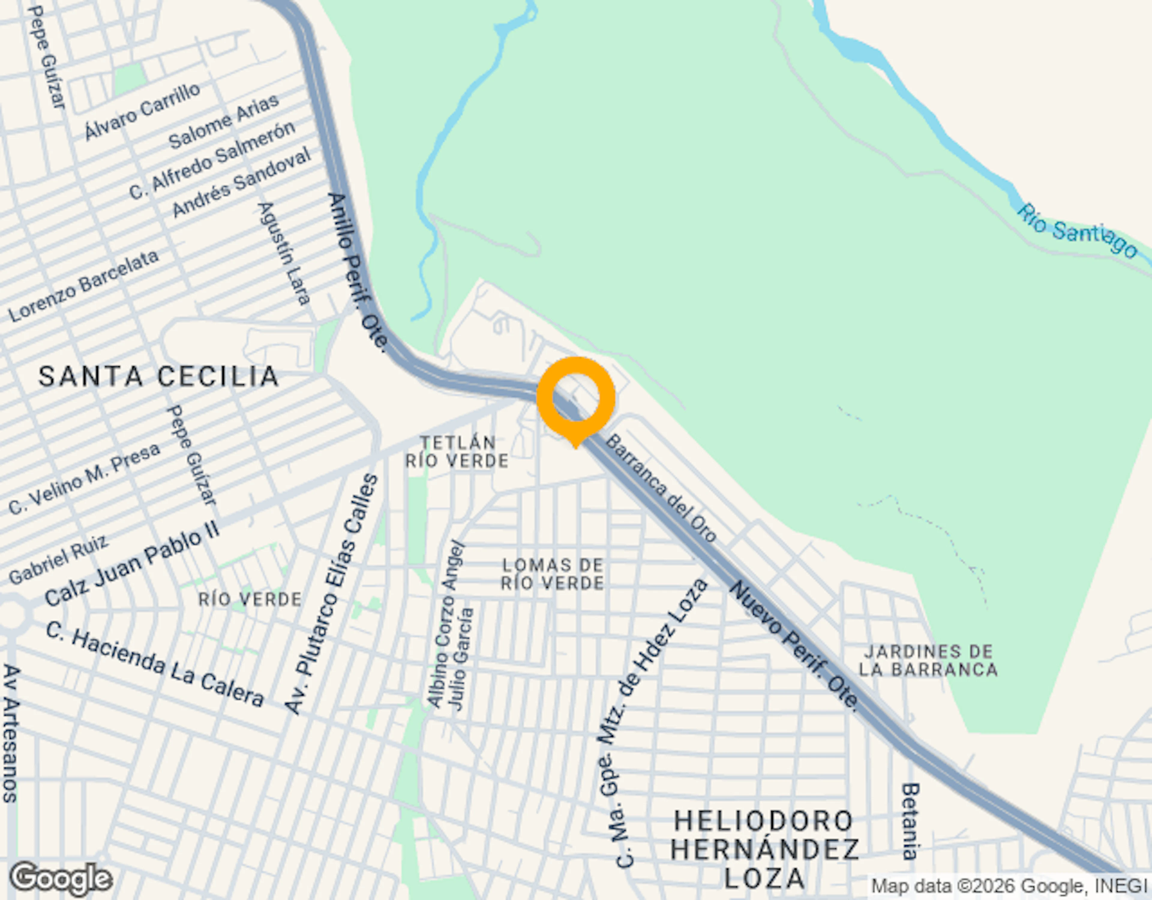 Ubicación de 1713 Hacienda Oblatos Guadalajara