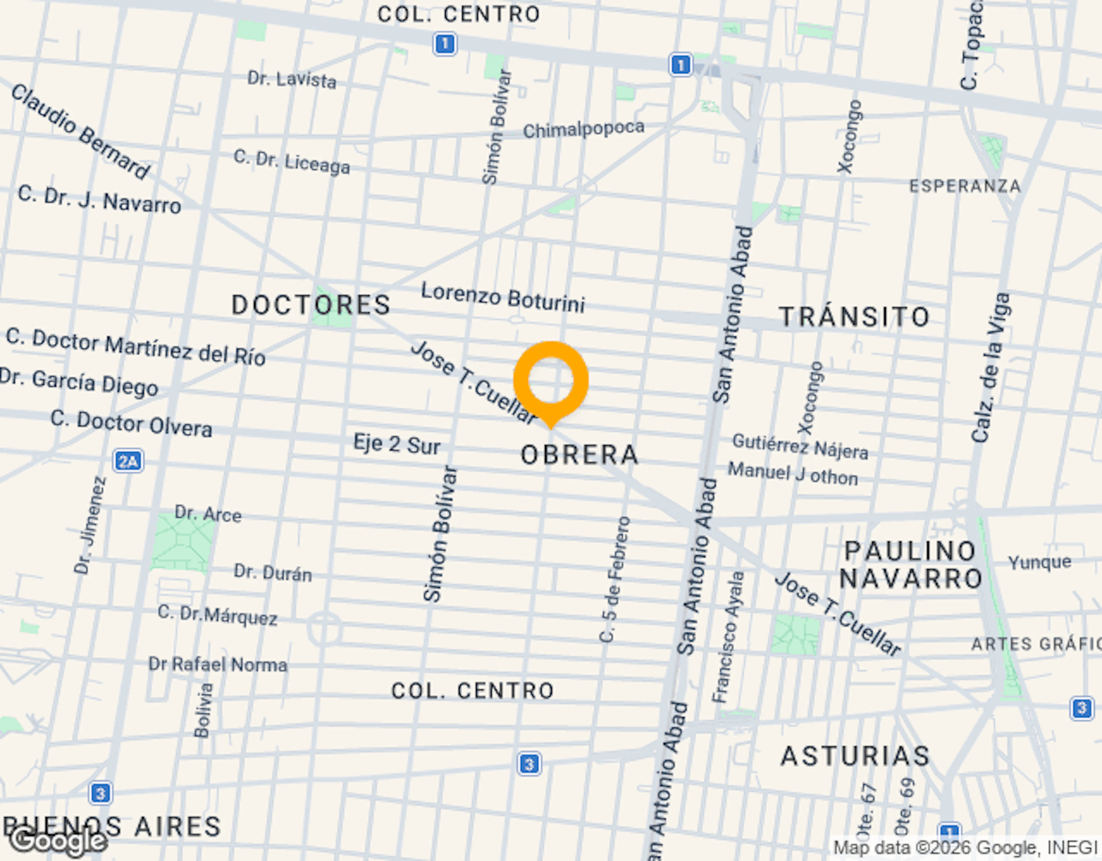 Ubicación de Isabela Mercado