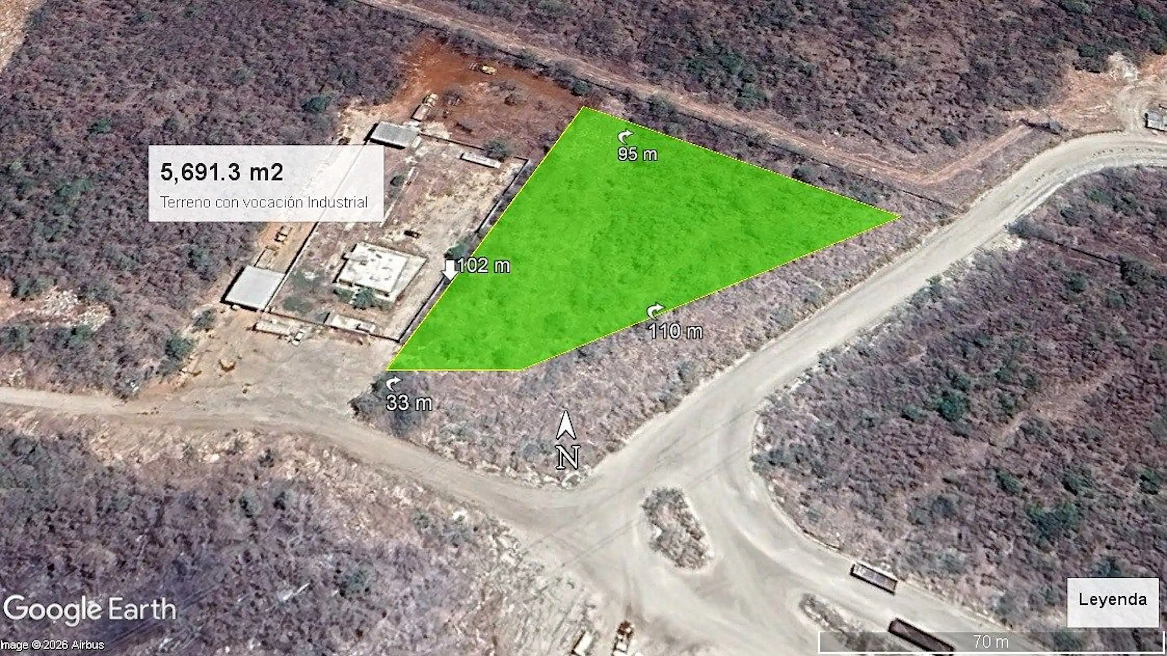 Terreno Industrial En Venta En Mérida A  5 Min Del Aeropuerto