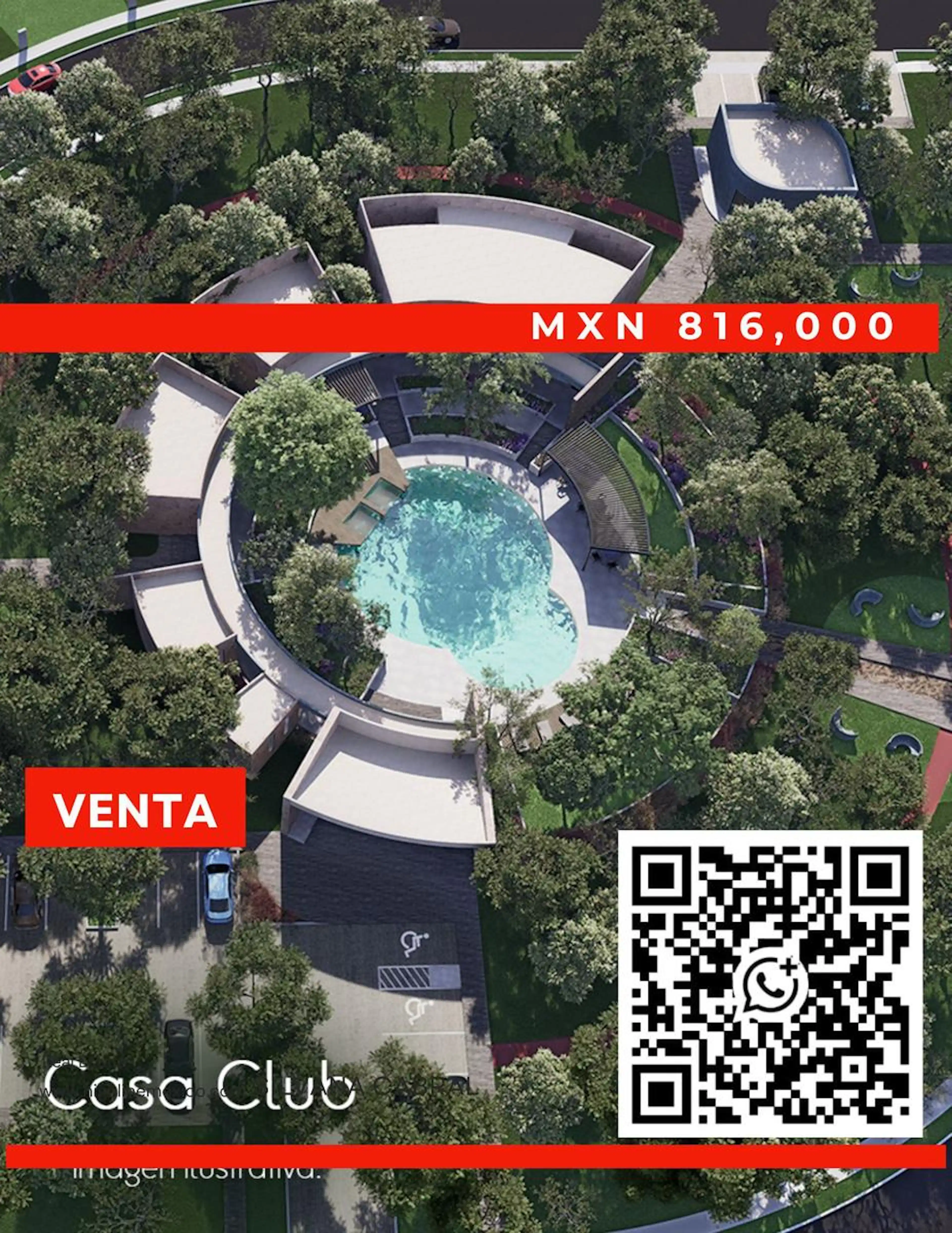 Terreno En Venta - Privada Puerto Morelos- Alberca- Casa Club