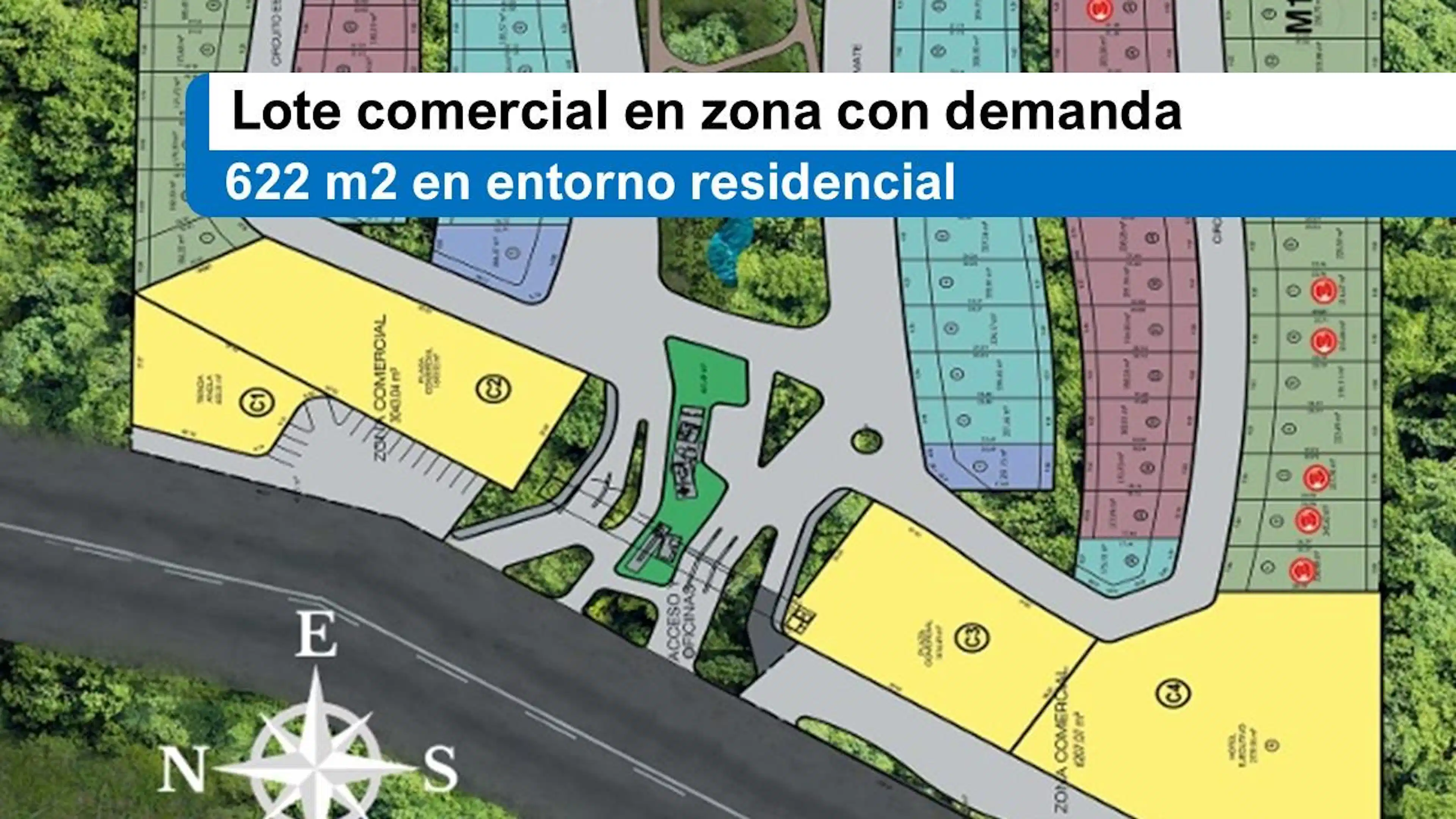 Terreno De 622 M² Para Desarrollo Comercial En Zona Residencial Consolidada