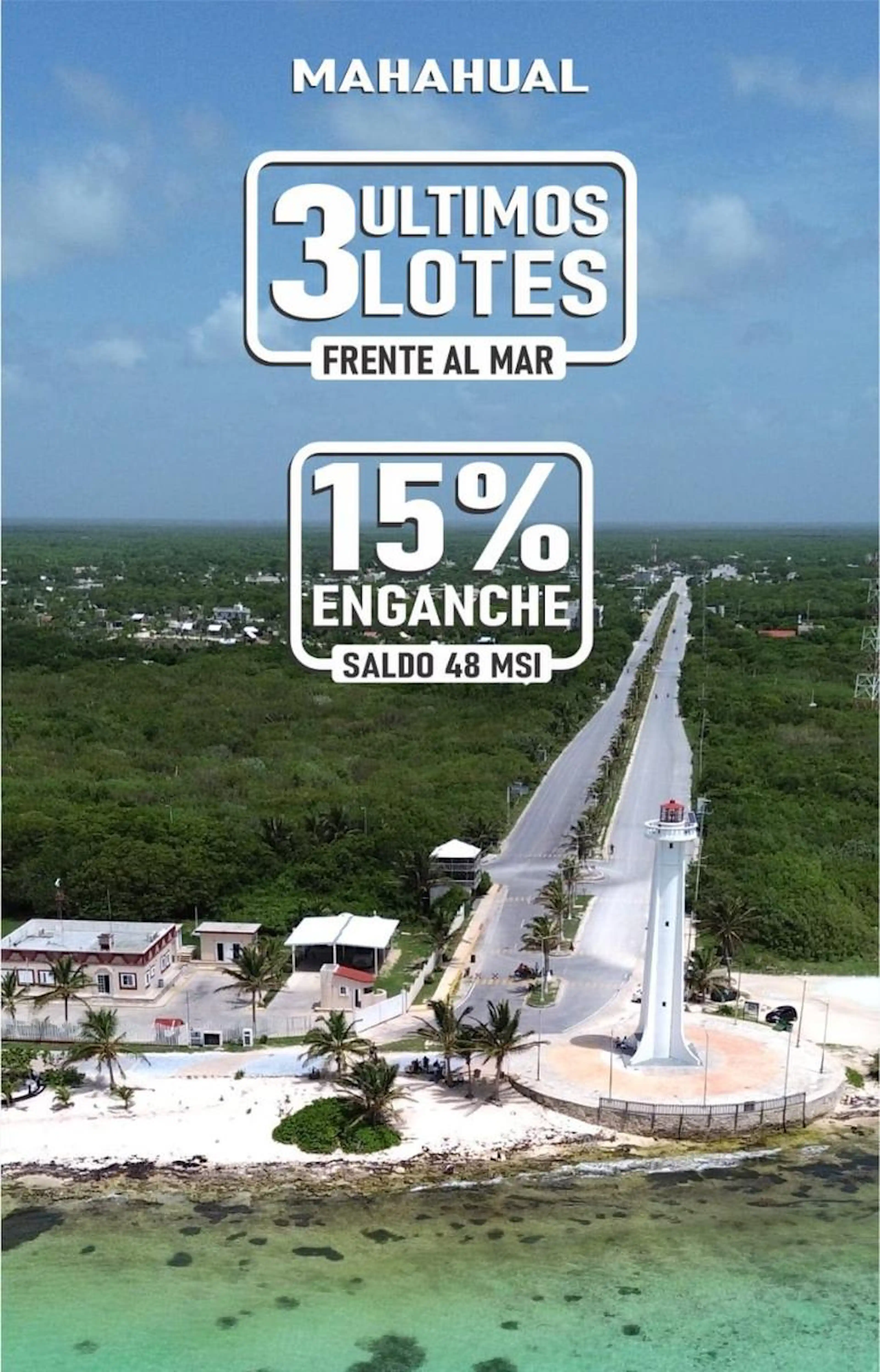 En Venta Terrenos Mahahual, Frente Al Mar De 1.200mts2