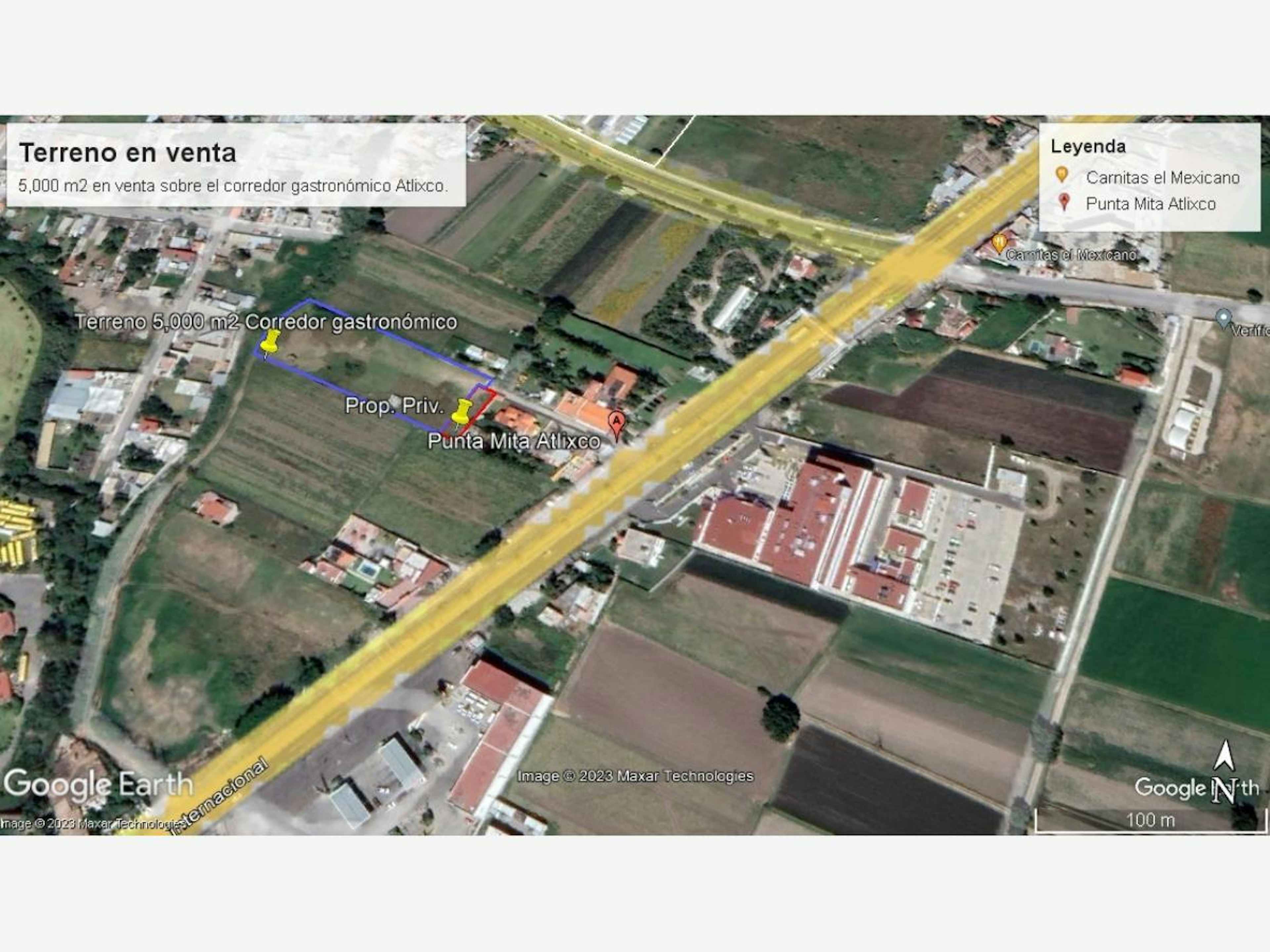 Terreno En Venta En Ricardo Flores Magon, Atlixco, Puebla