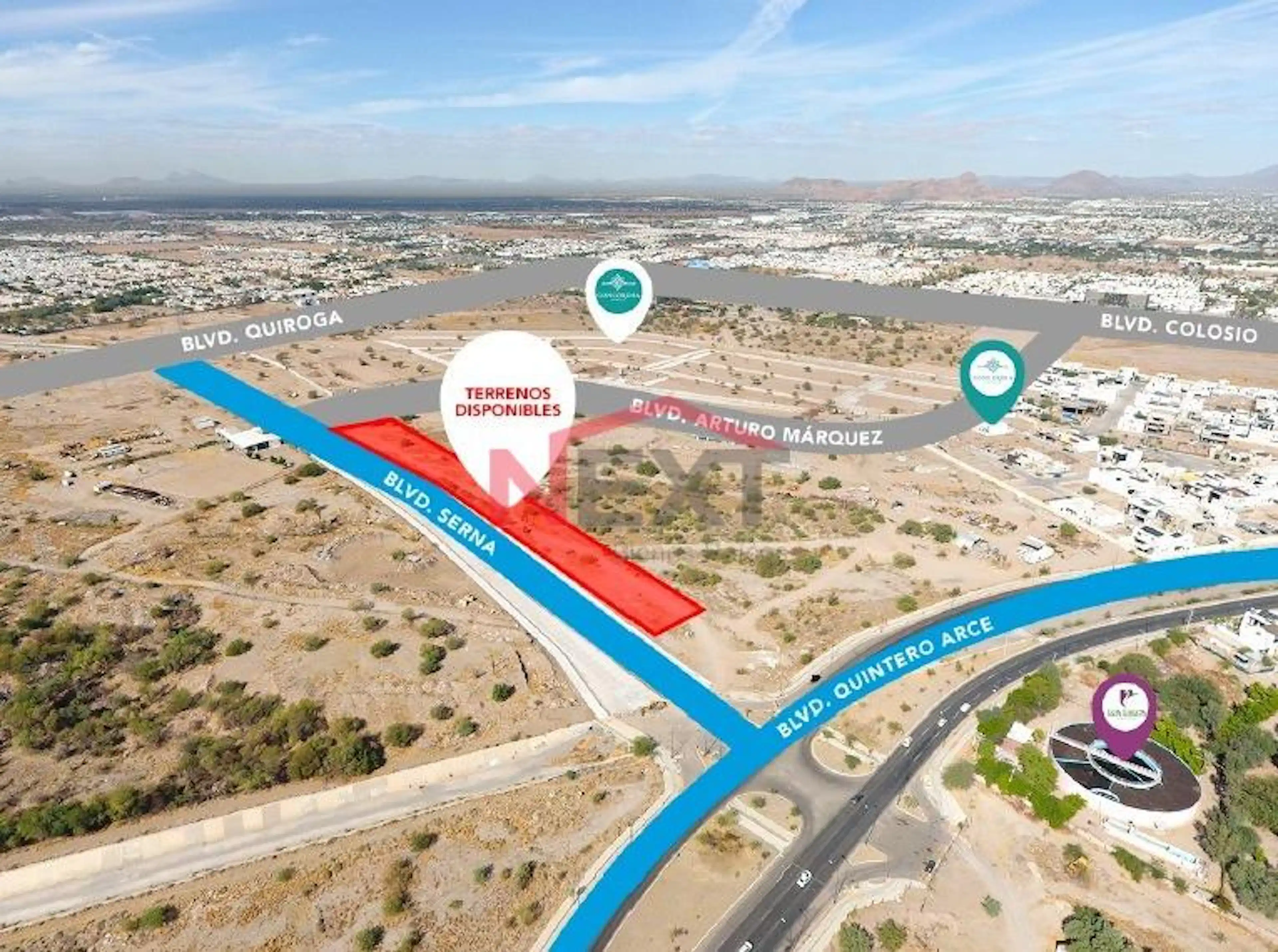 TERRENO EN VENTA SOBRE BLVD. SERNA