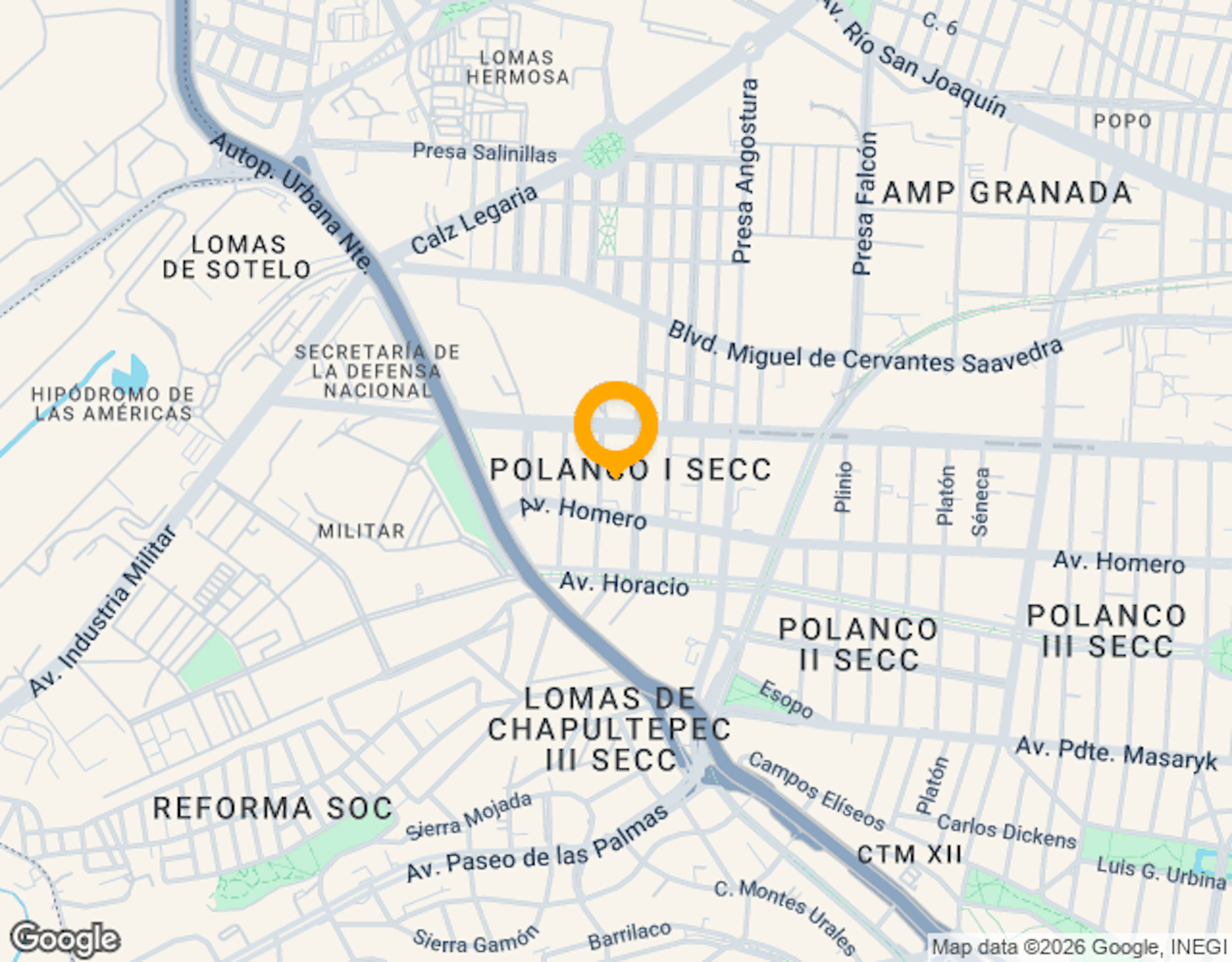 Ubicación de Plaza Polanco