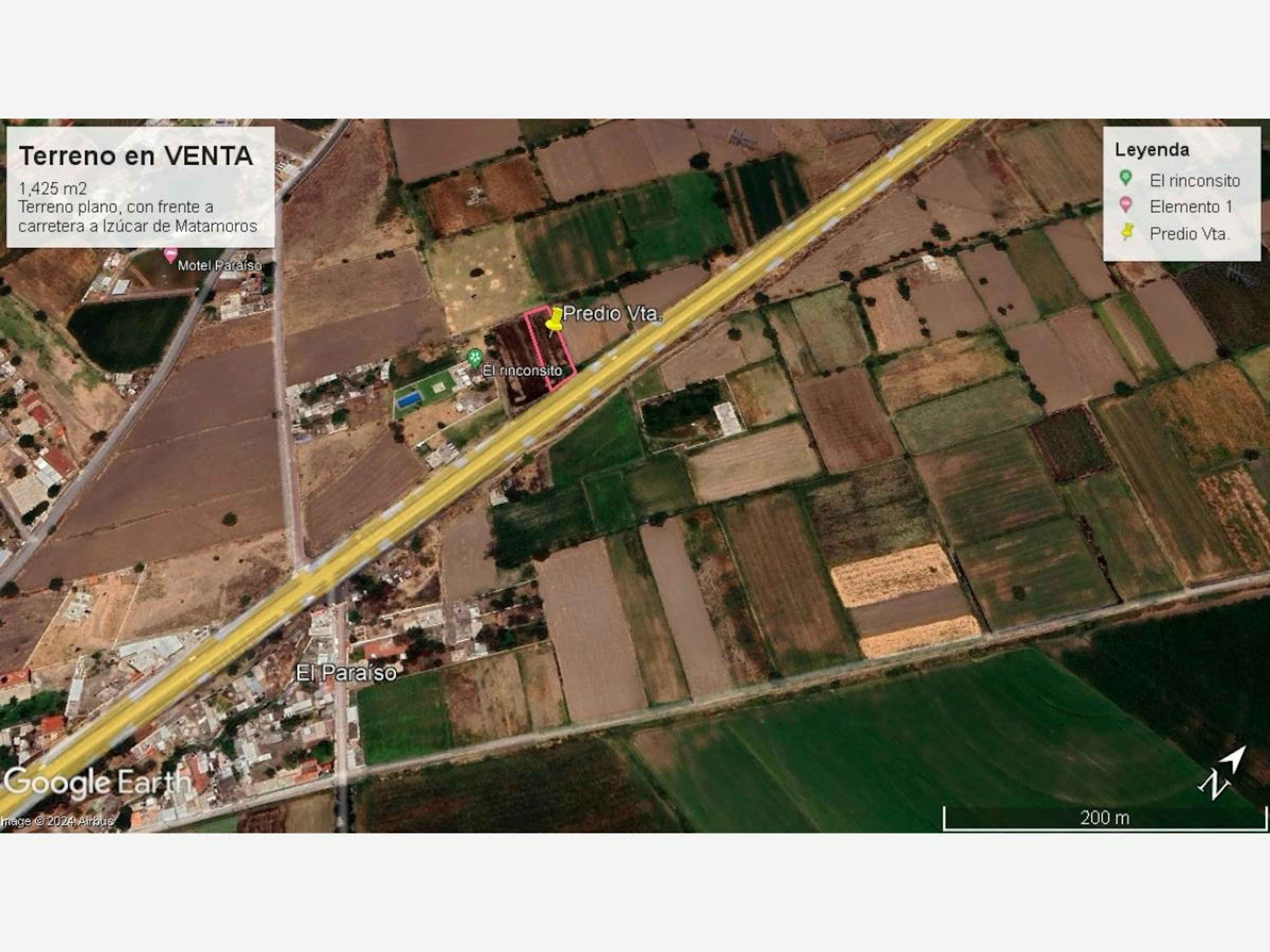 Terreno En Renta En Santa Ana Coatepec, Huaquechula, Puebla