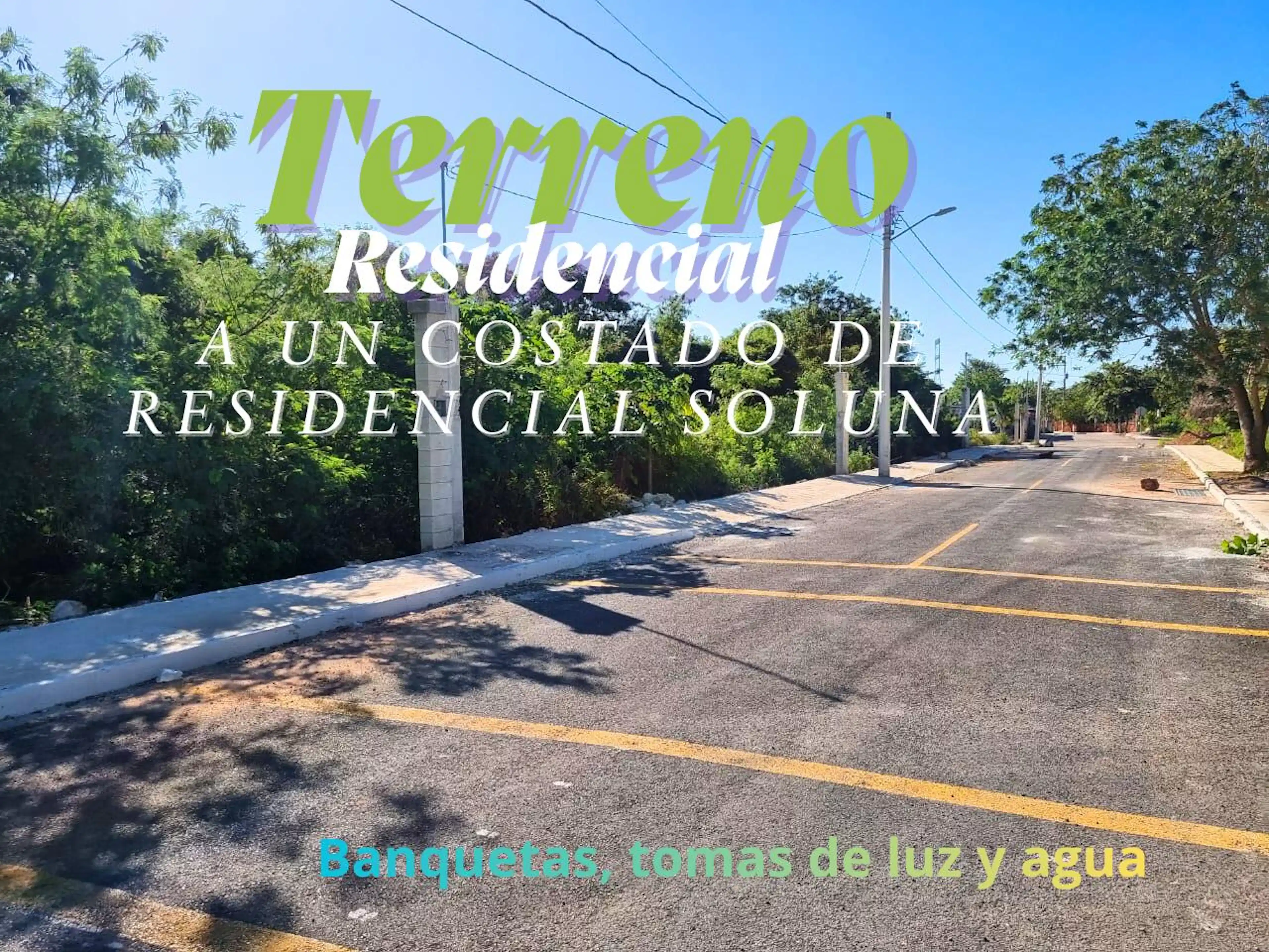 Terreno Residencial A Un Costado De Privada  Residencial Solana Tixcacal