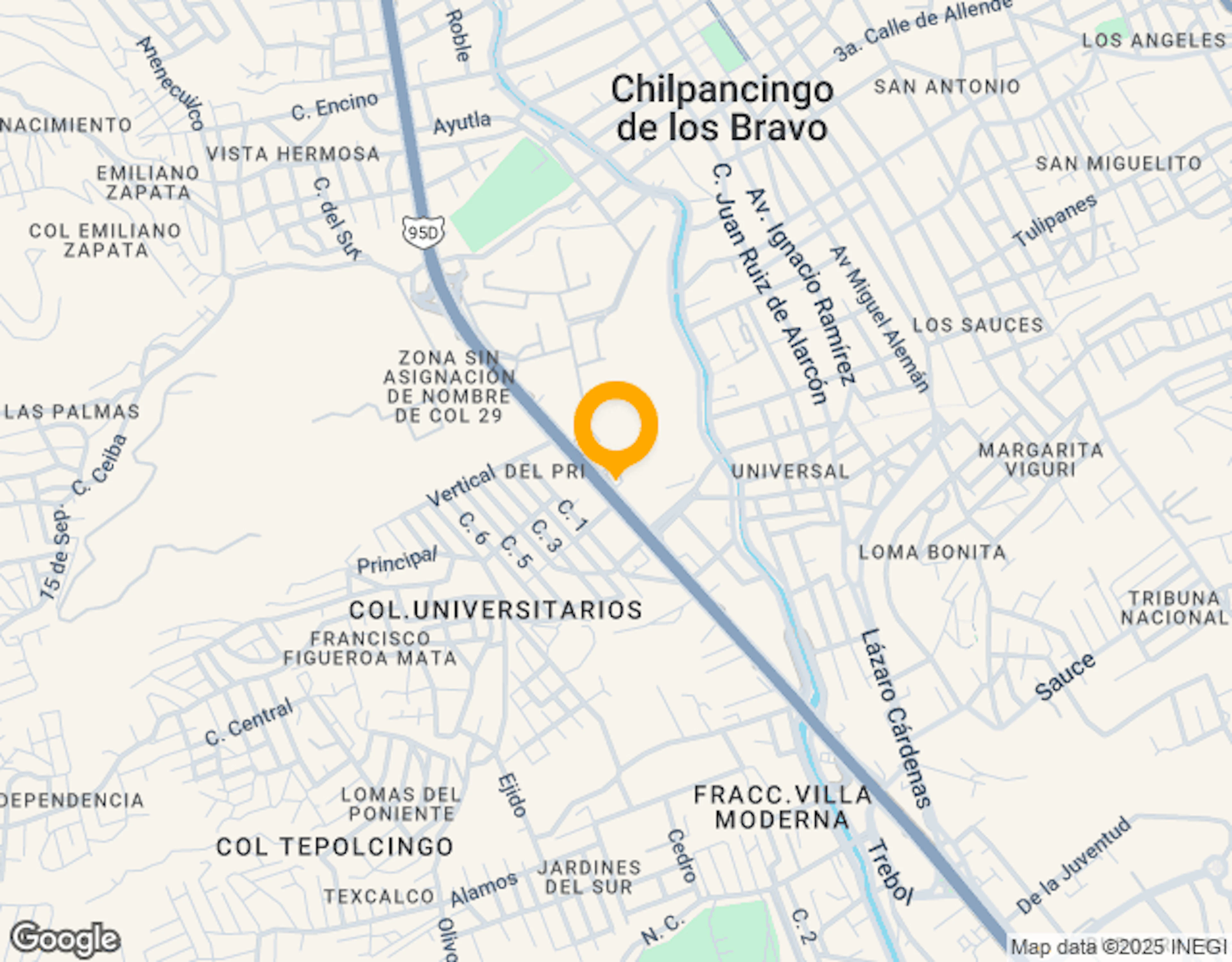 Ubicación de 3236 Universal Chilpancingo