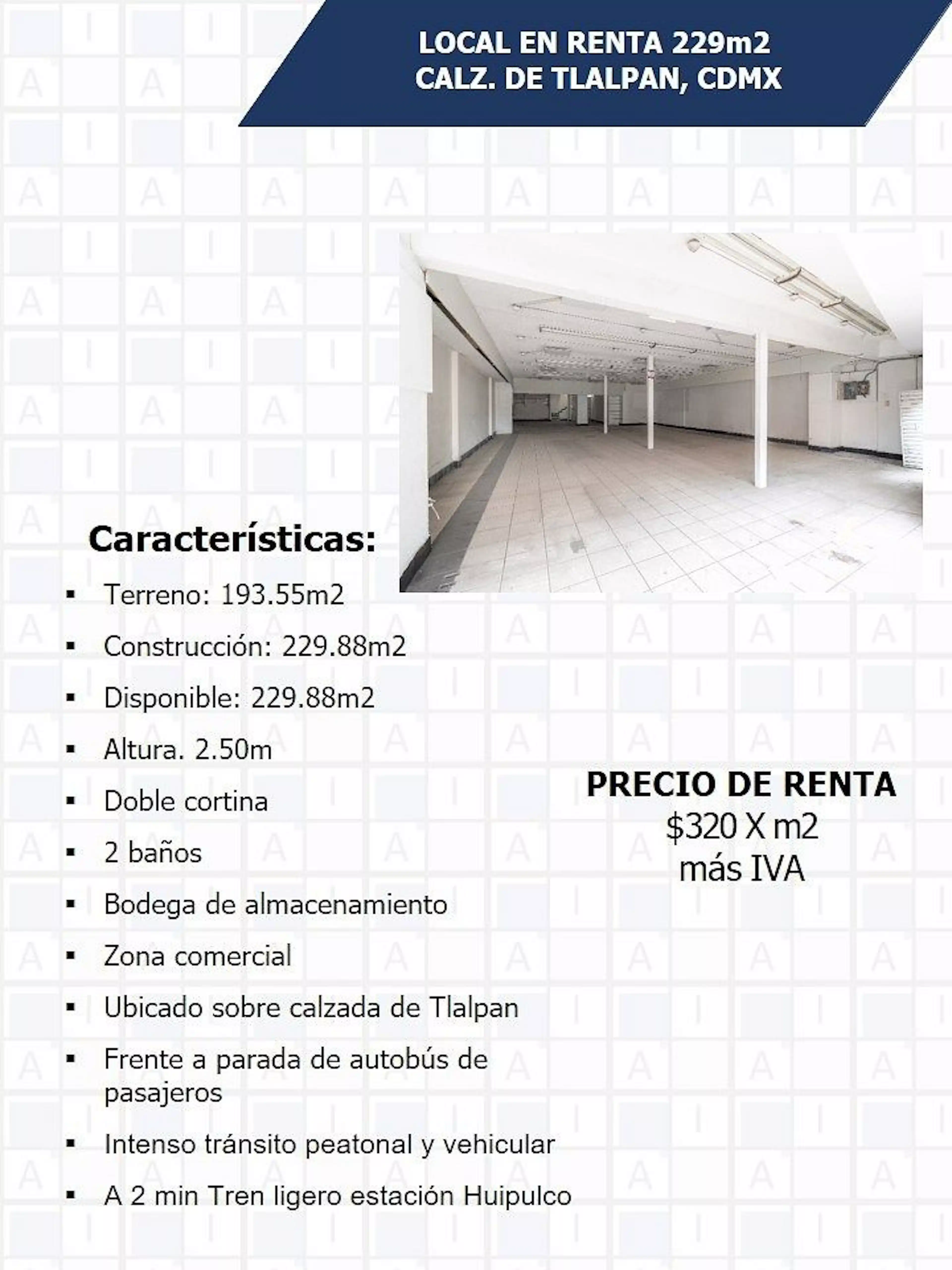 CALZ. DE TLALPAN S/N